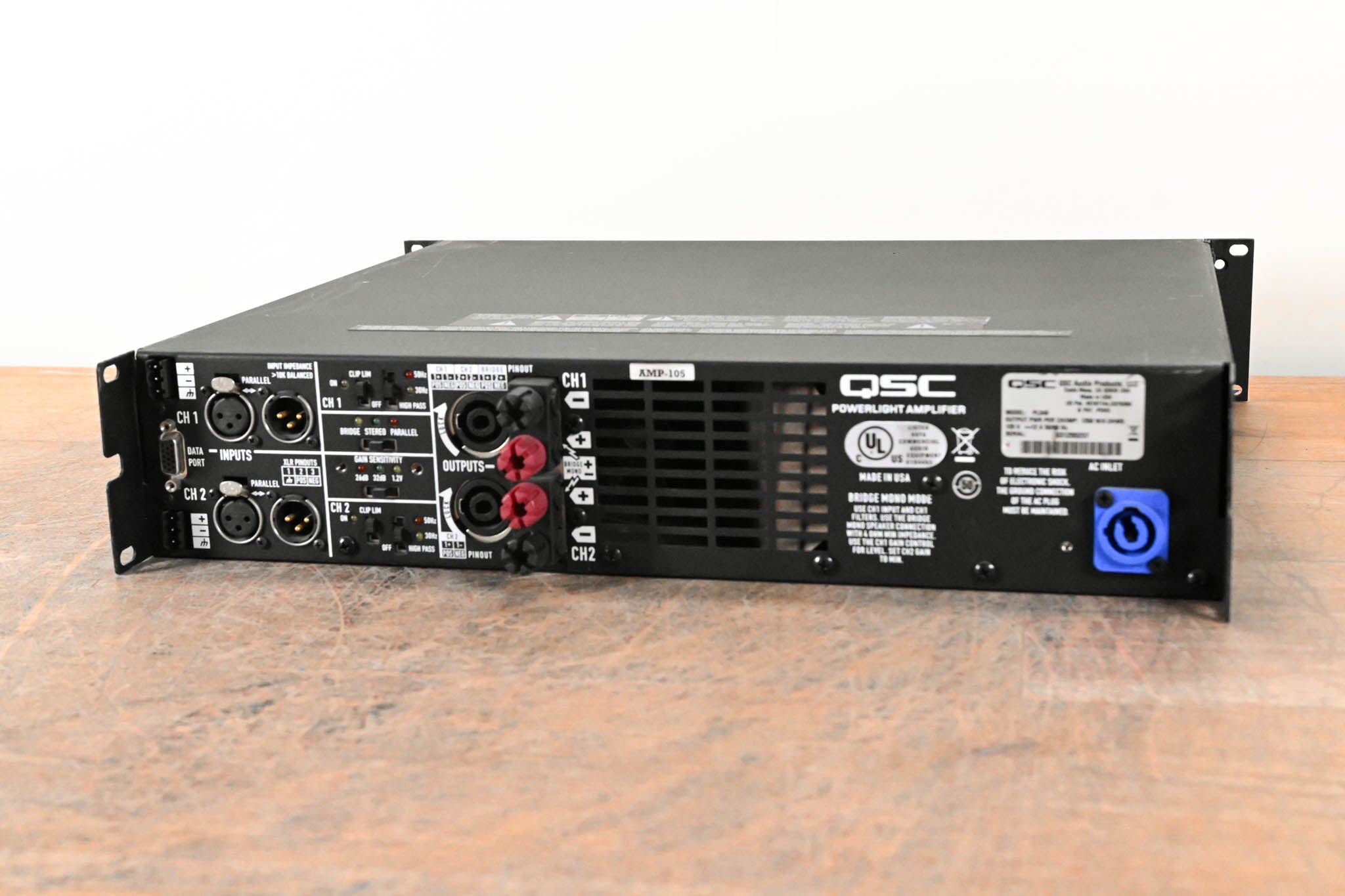 QSC PL340 Powerlight 3 Series 2-Channel Power Amplifier