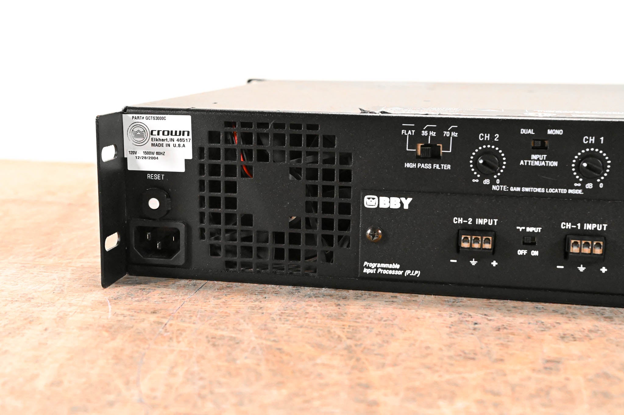 Crown CTs 3000 Two-Channel 1500W Power Amplifier