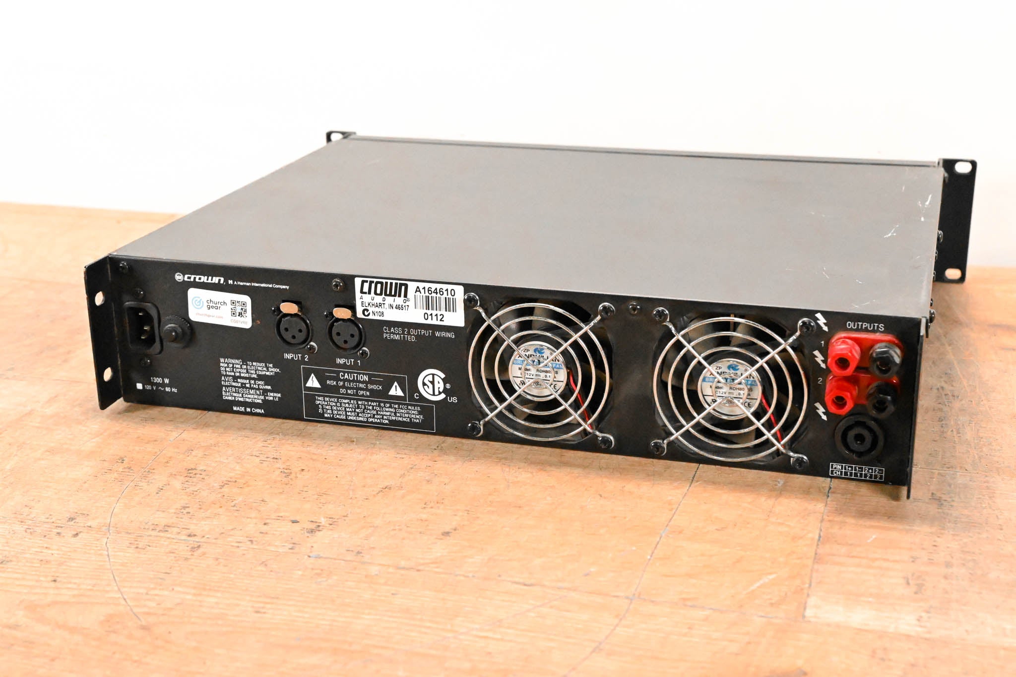 Crown XLS 402 2-Channel Power Amplifier