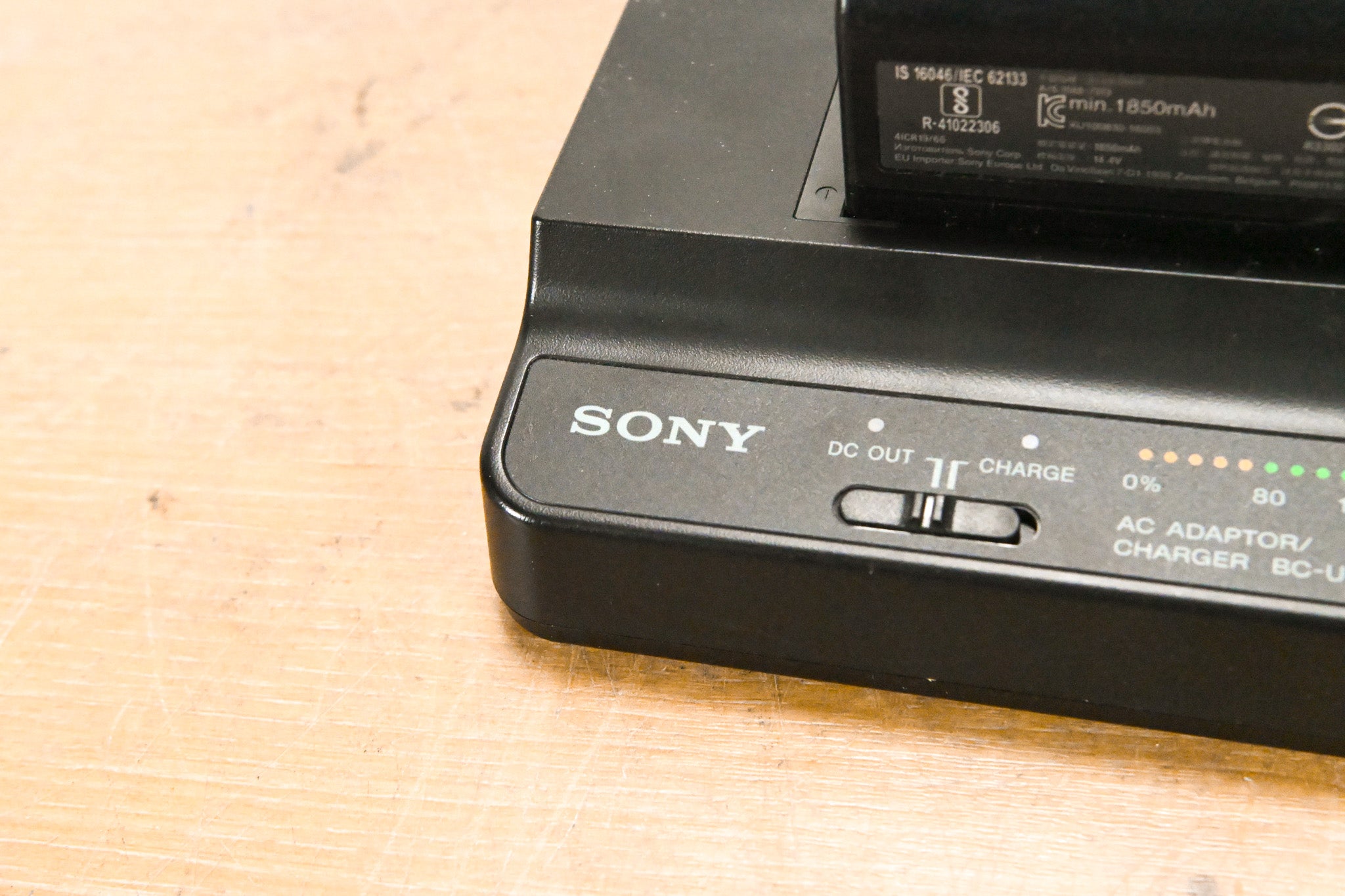 Sony BC-U1 AC Adapter/Charger with BP-U30 Battery (NO POWER SUPPLY)