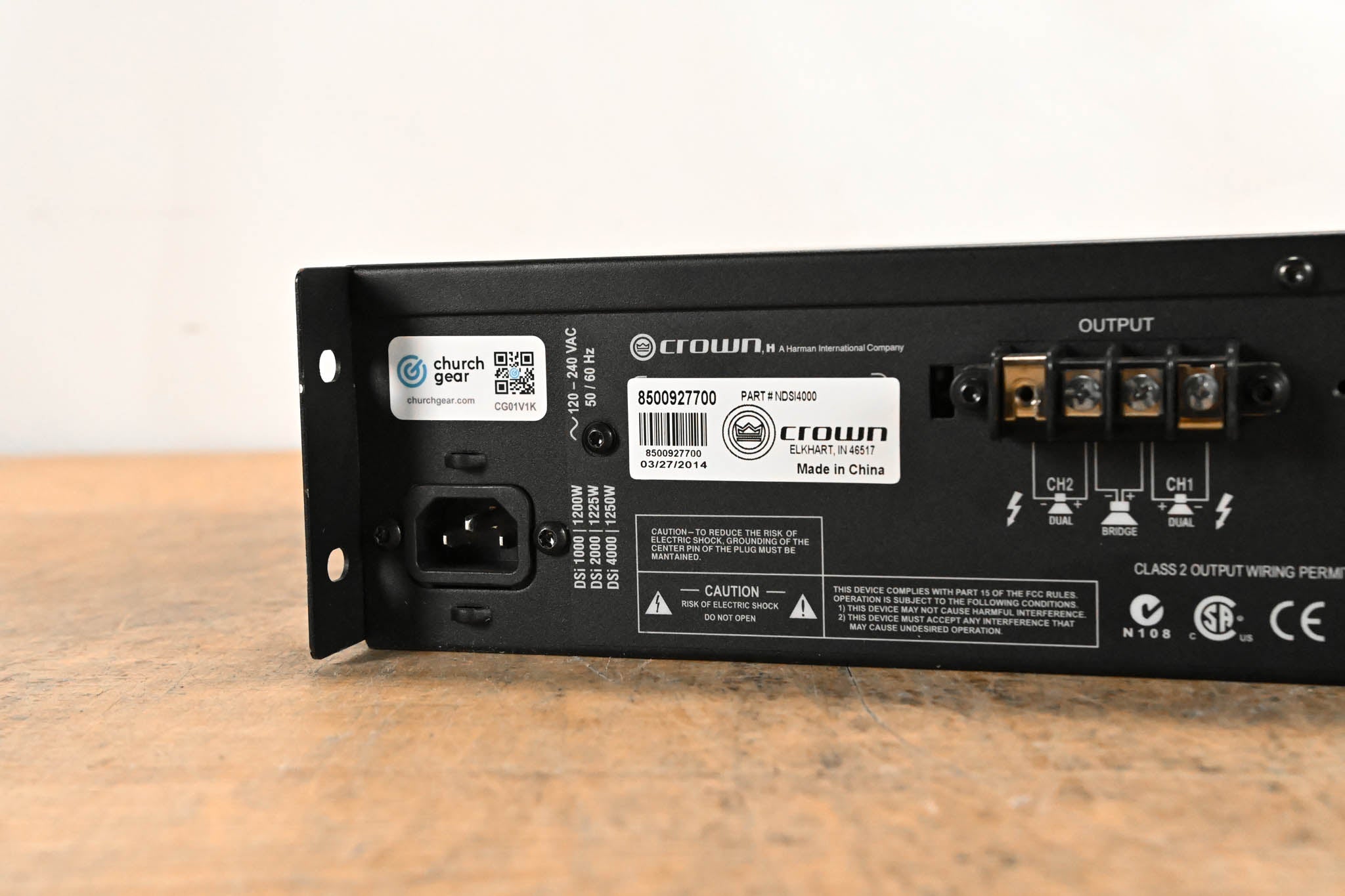 Crown DSi 4000 2-Channel Power Amplifier