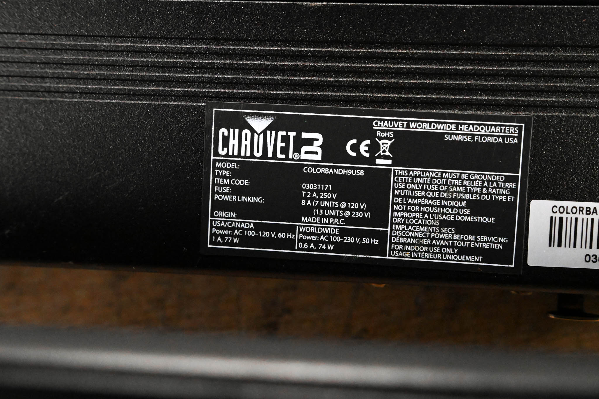 Chauvet COLORband H9 USB Hex-Color LED Strip Light