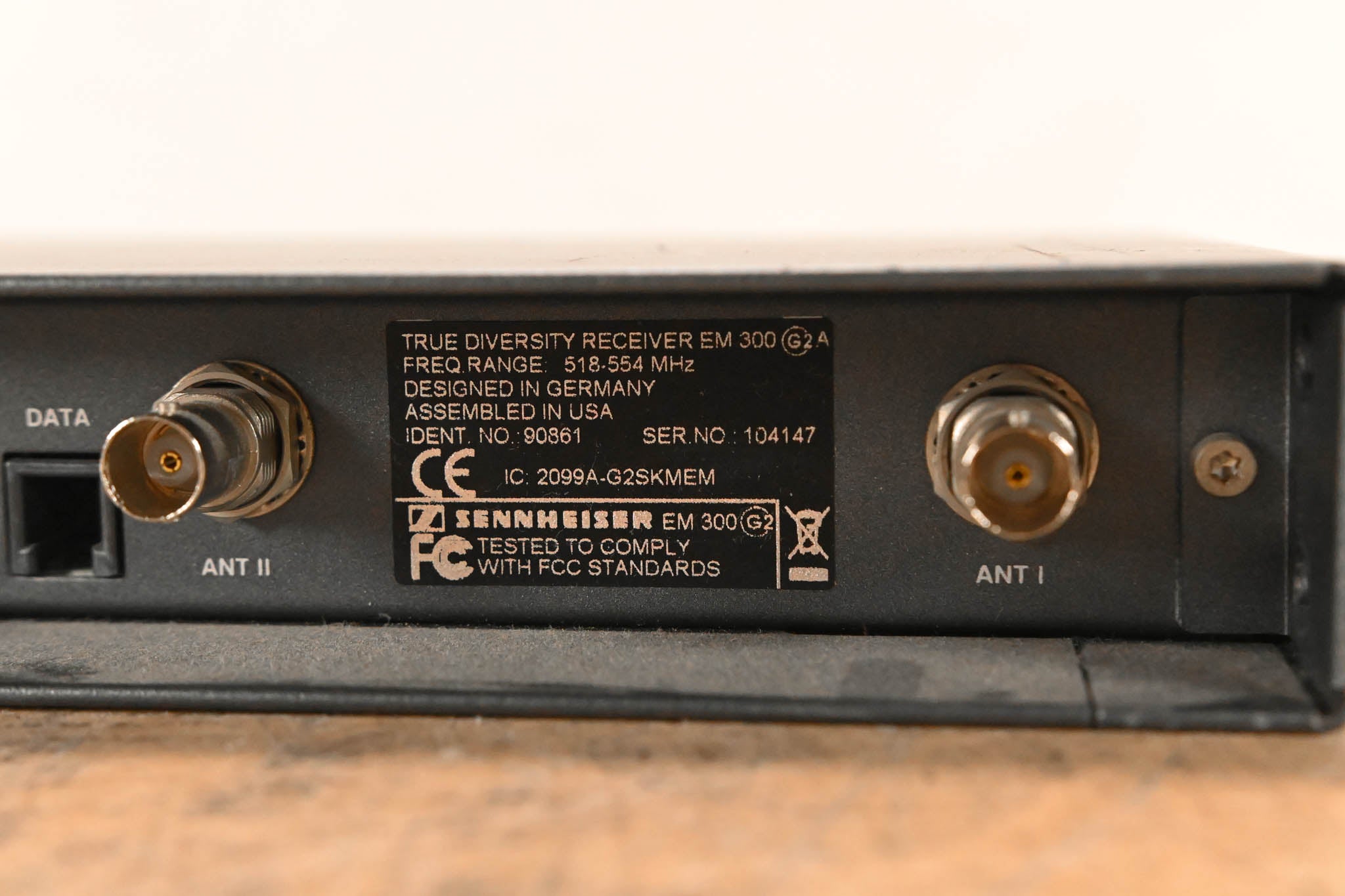 Sennheiser EM 300 G2 Wireless Receiver - 518-554 MHz (NO POWER SUPPLY)