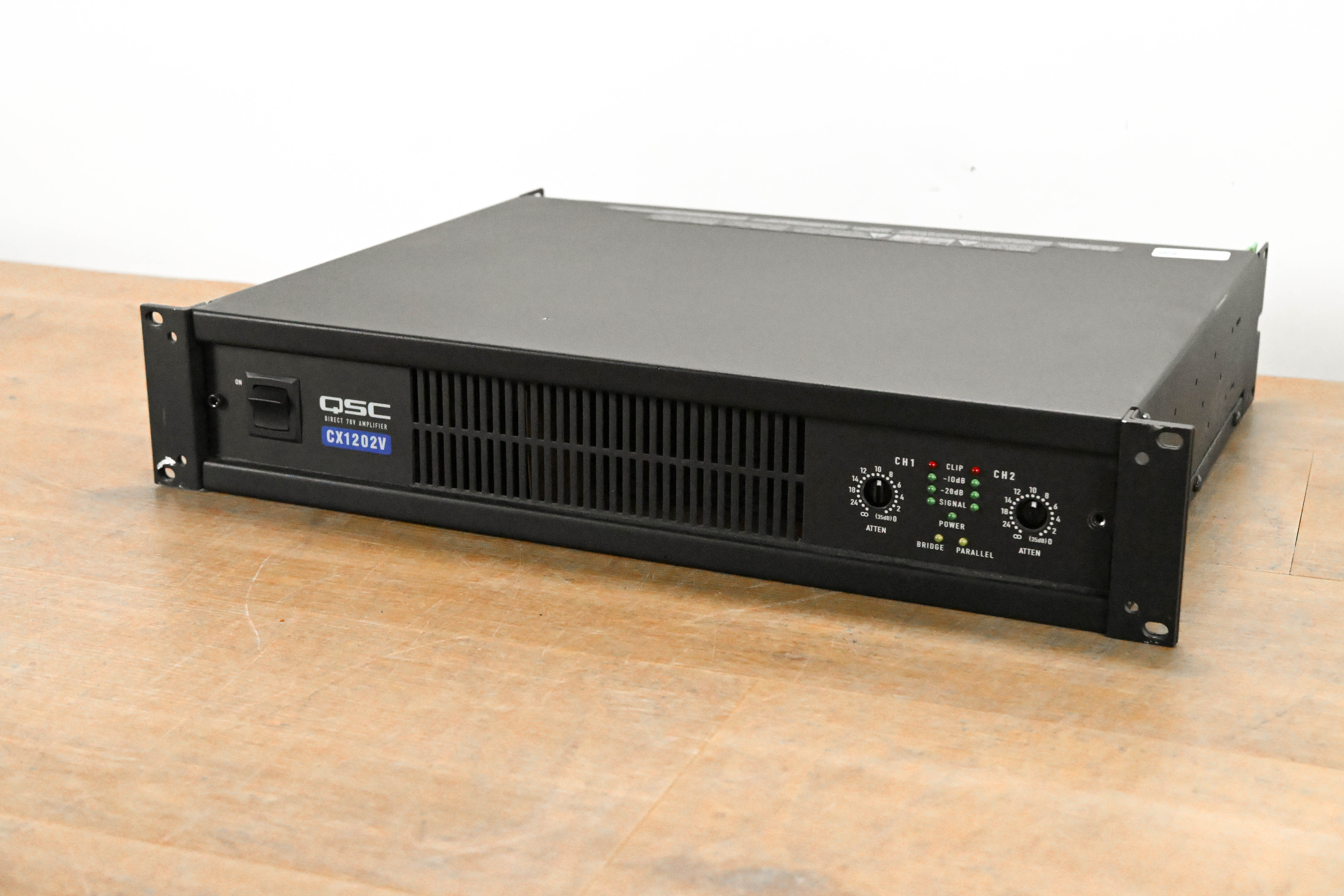 QSC CX1202V 1200W 70V 2-Channel Power Amplifier