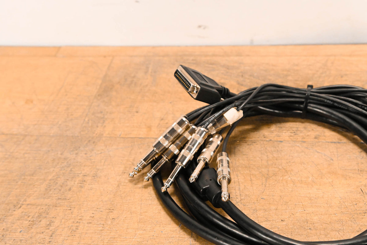 Unbranded DB25 Male to (8x)XLRF and (8x)TRS Cable - 10ft
