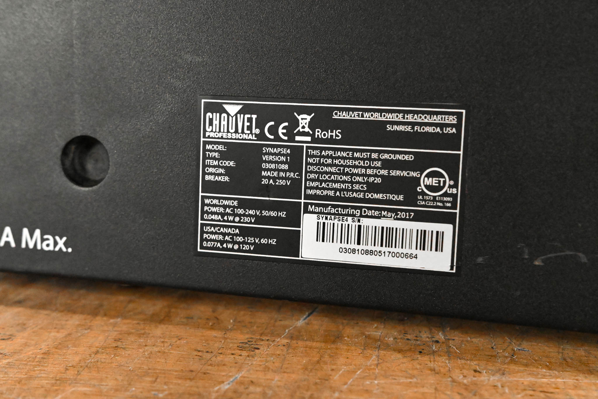 Chauvet Synapse 4 Intelligent DMX Relay Pack