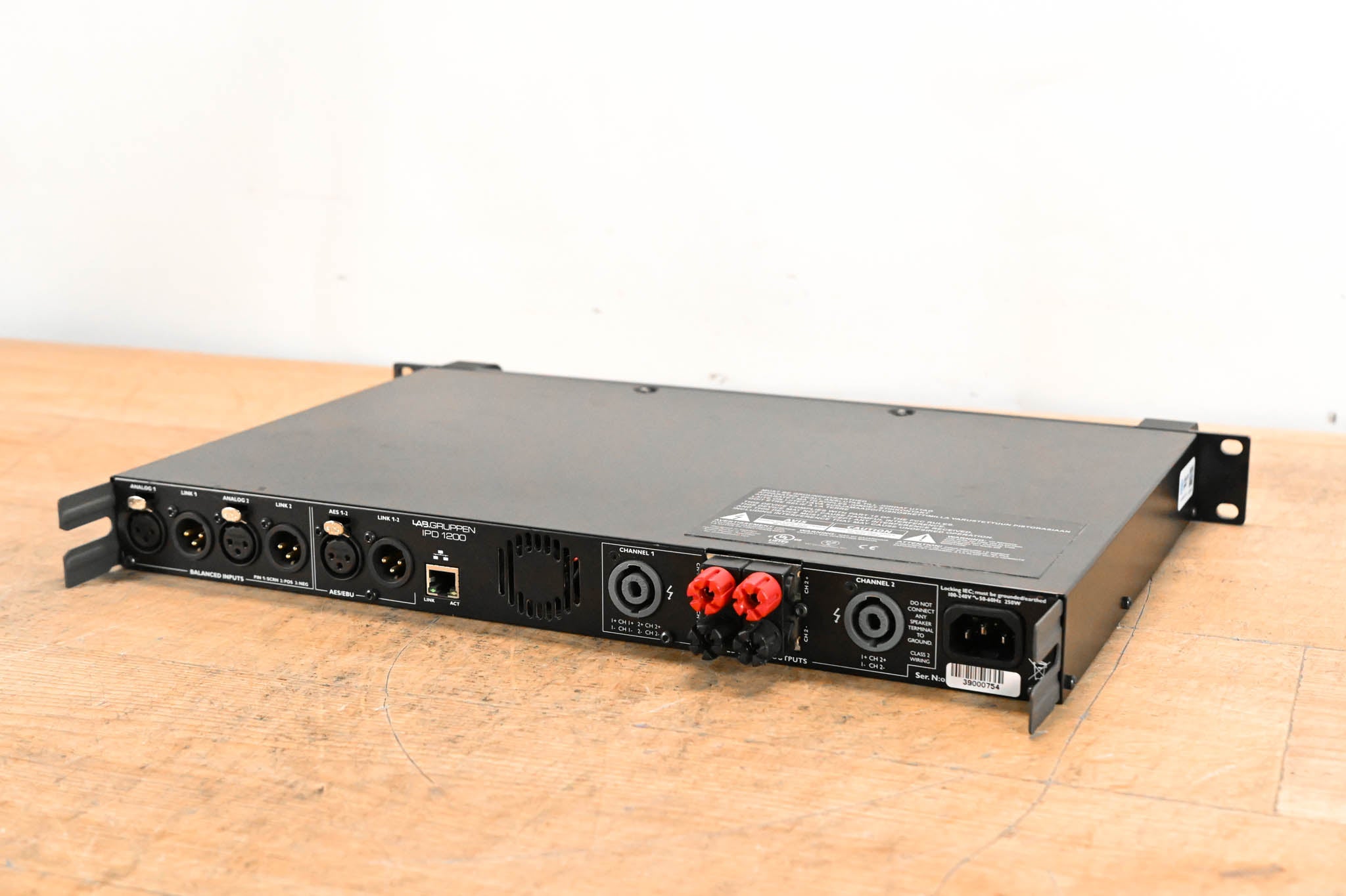 Lab Gruppen IPD 1200 1200W 2-Channel DSP-Controlled Power Amplifier