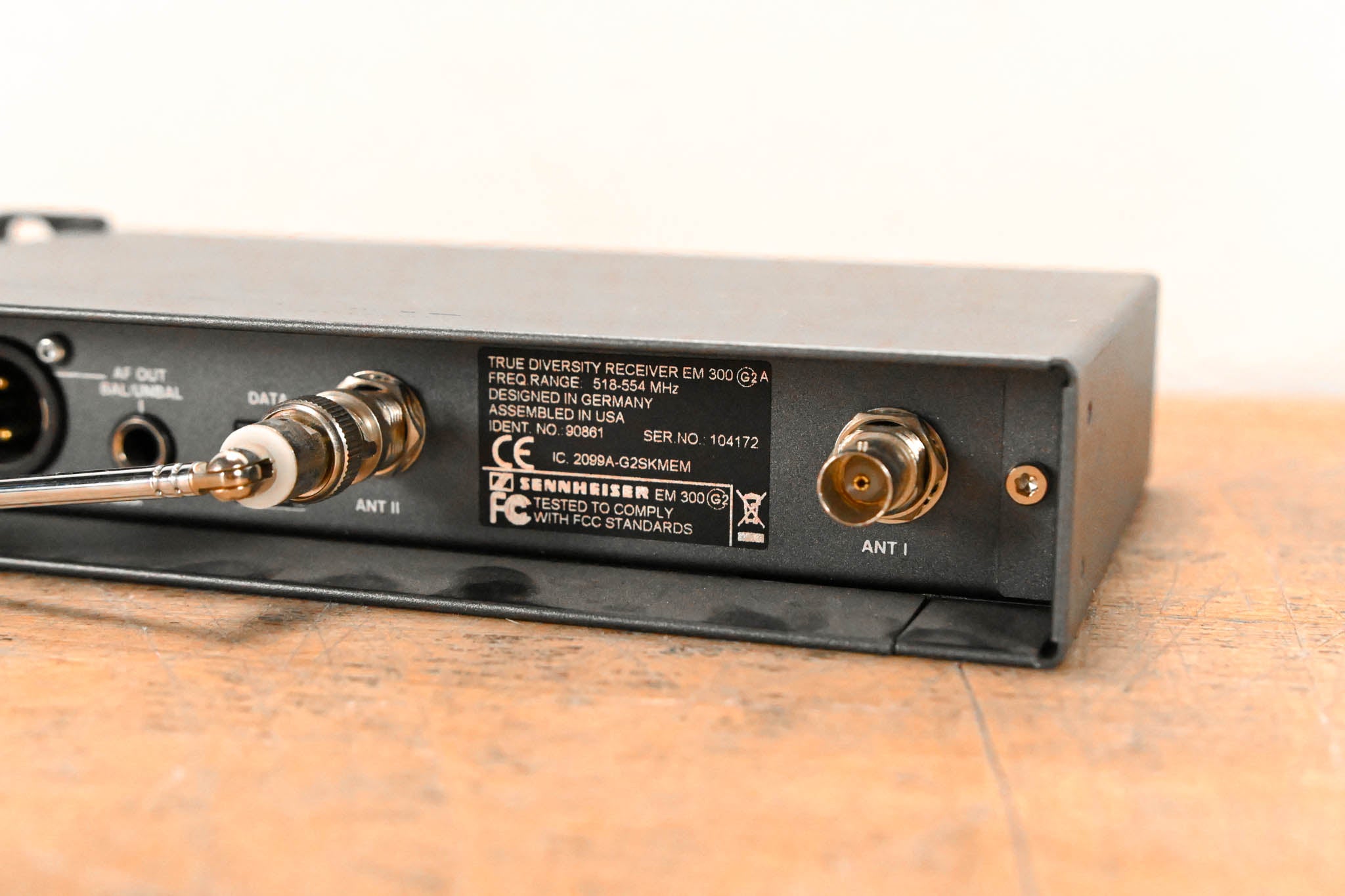 Sennheiser ew 300 G2 Handheld Wireless System 518-554MHz NO POWER SUPPLY