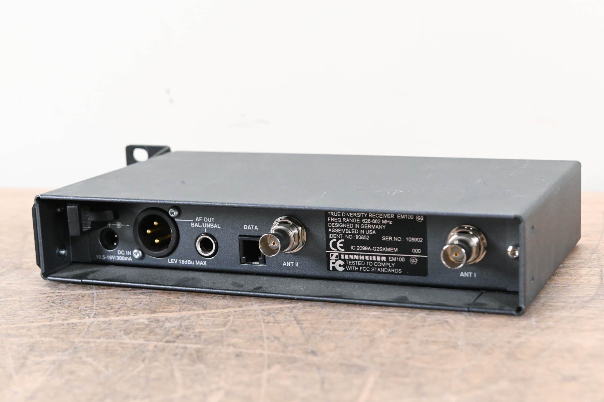 Sennheiser EM 100 G2 Wireless Receiver - 626-662 MHz (NO POWER SUPPLY)