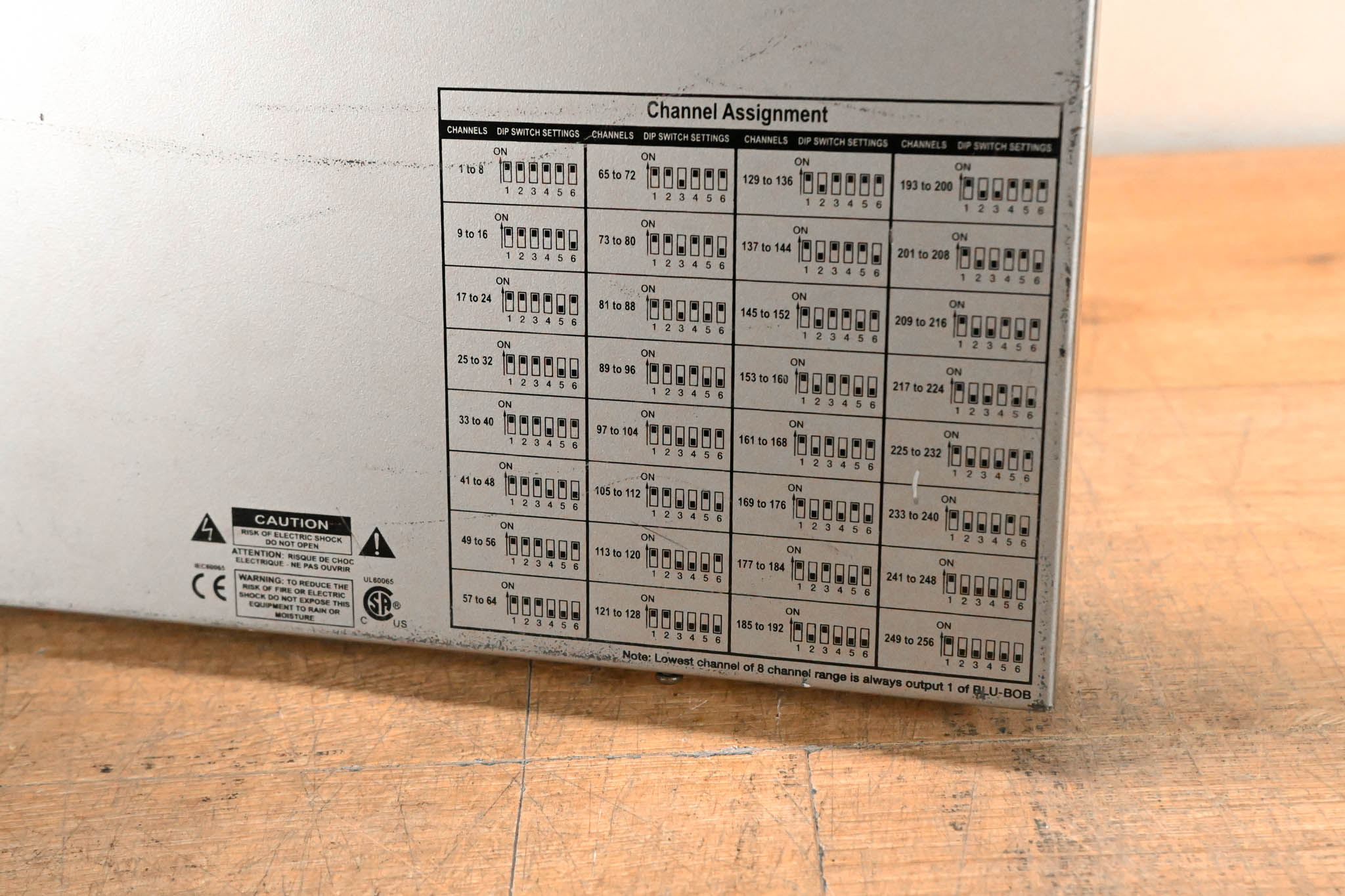 BSS London BLU-BOB2 8-Channel Break-Out Box Output Expander (NO PSU)