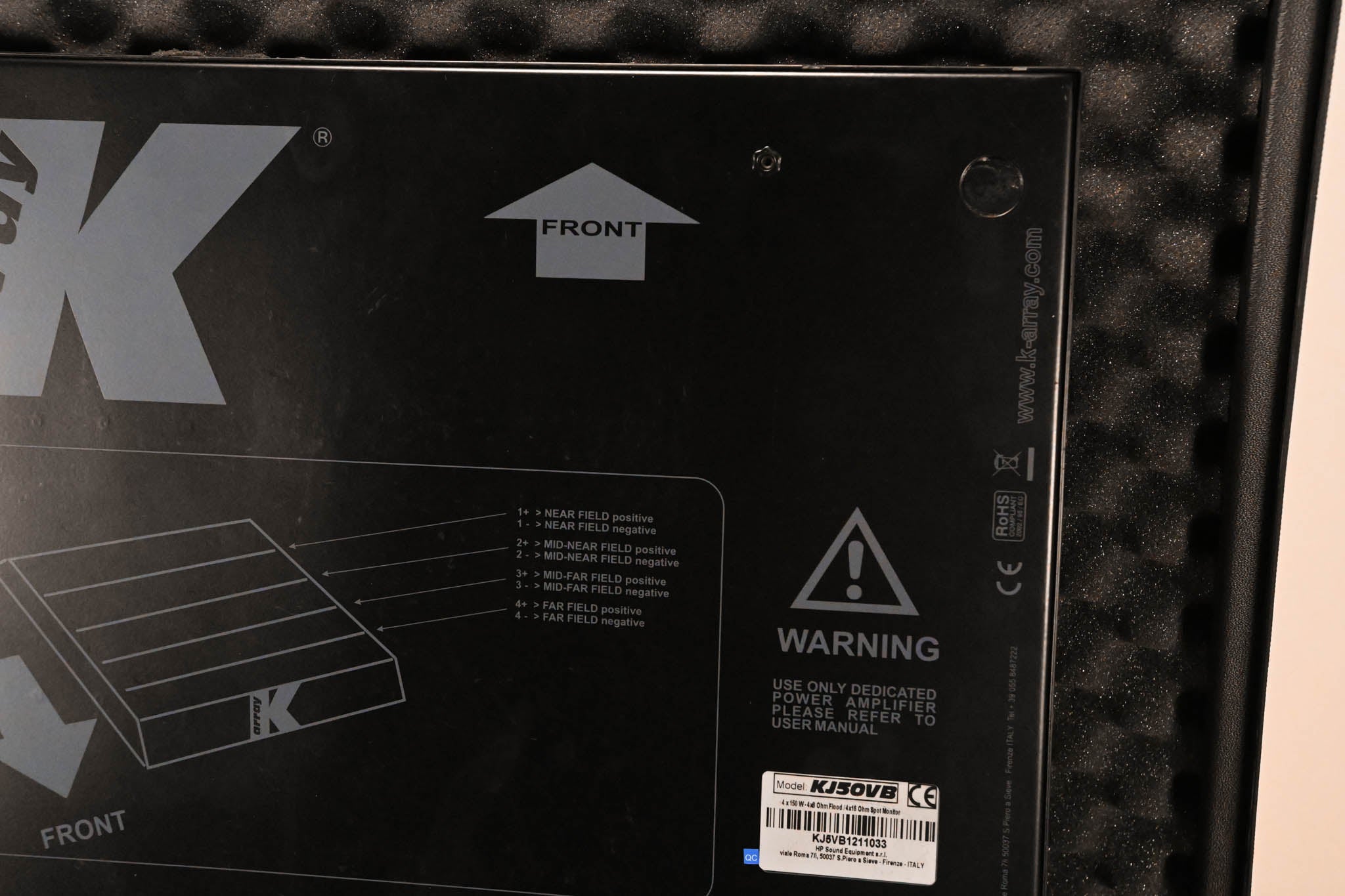 K-Array KJ50VB  Low-Profile Variable Beam Speaker