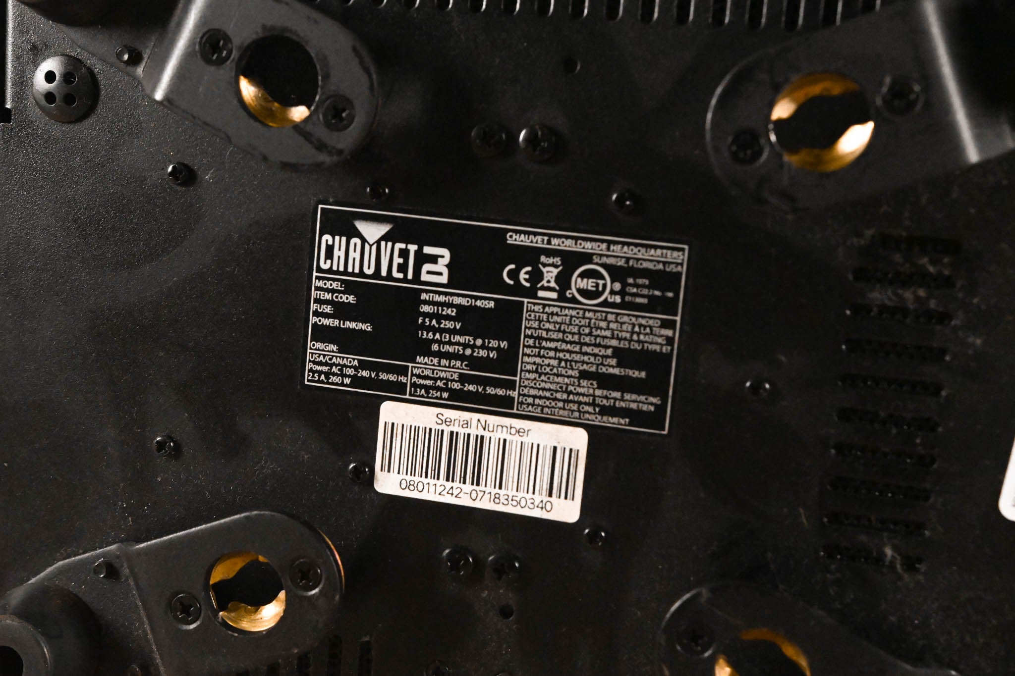 Chauvet Intimidator Hybrid 140SR Moving Head Lighting Fixture