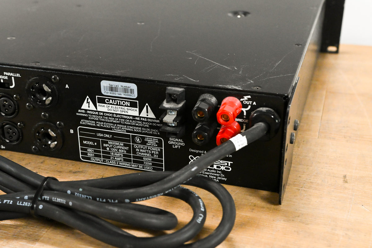 Crest Audio 4801 2-Channel Power Amplifier