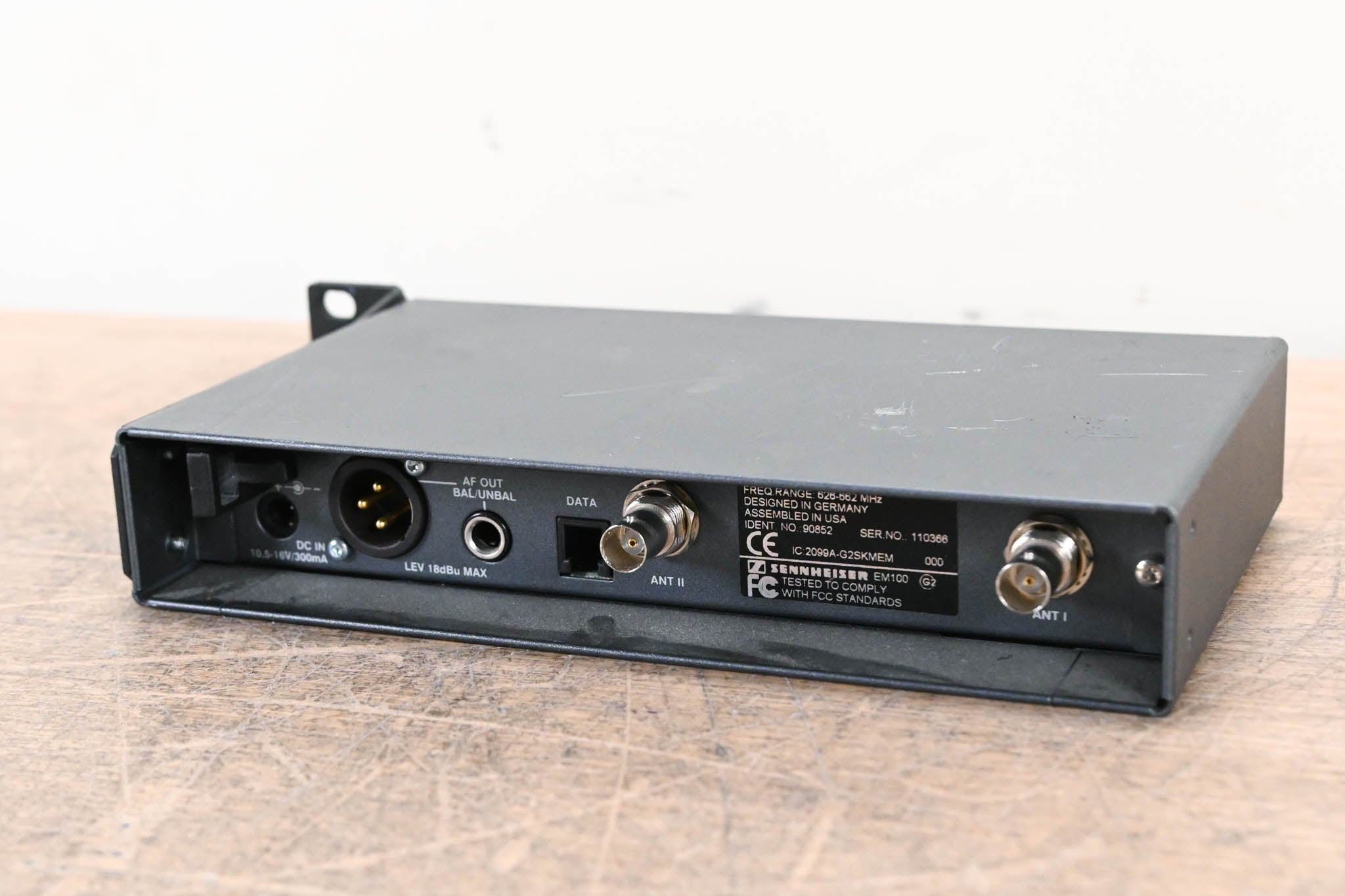 Sennheiser EM 100 G2 Wireless Receiver - 626-662 MHz (NO POWER SUPPLY)