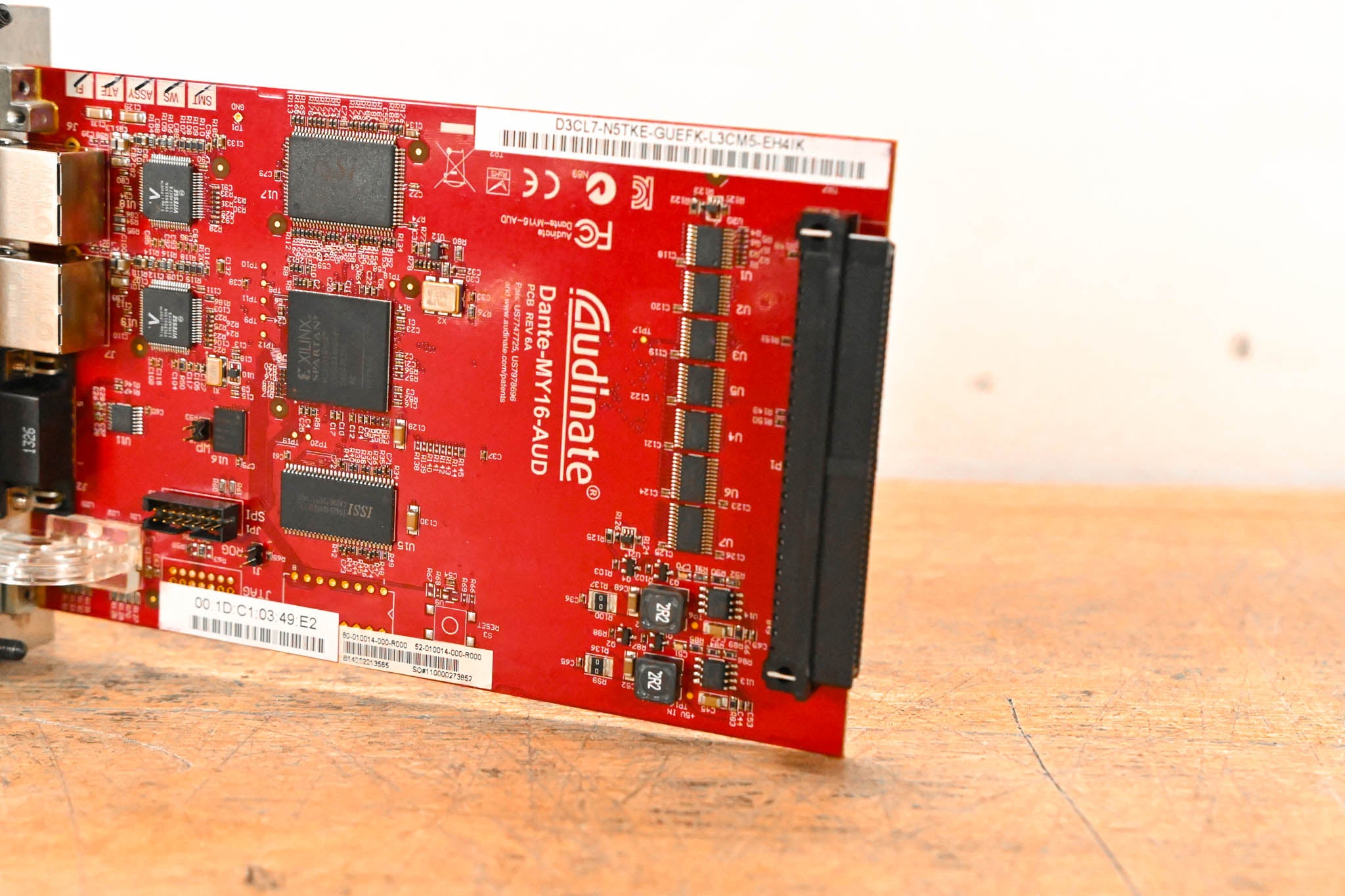 Audinate Dante-MY16-AUD 16-Channel Dante Network I/O Card
