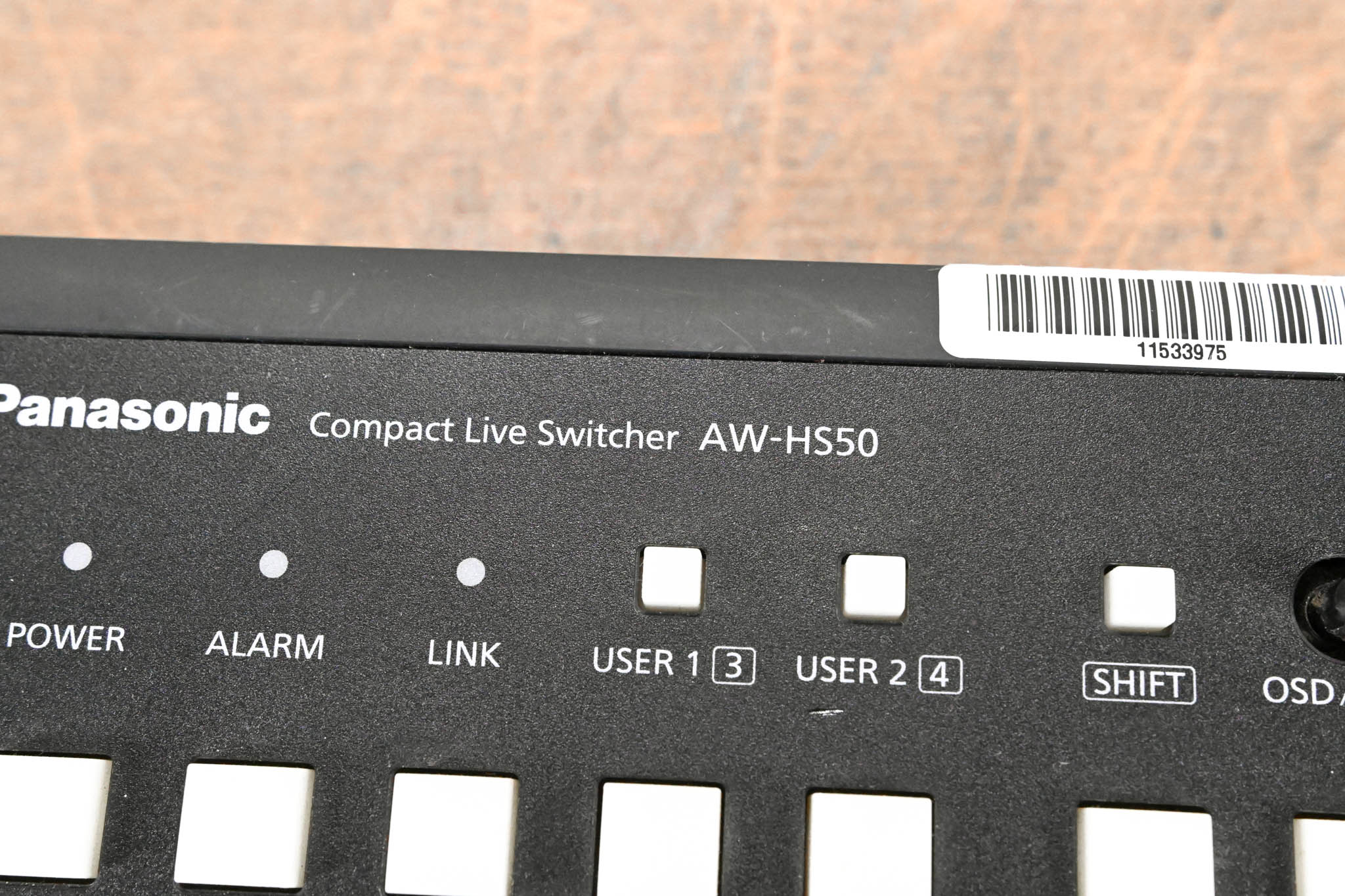 Panasonic AW-HS50 Compact HD/SD Live Video Switcher (NO POWER SUPPLY)