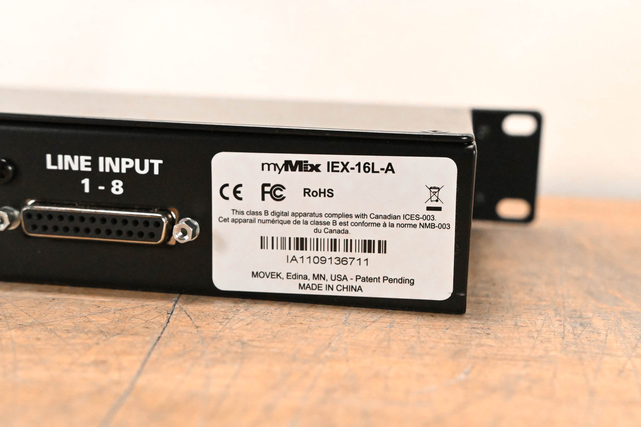 myMix IEX-16L 16-Channel Input Expander (NO POWER SUPPLY)