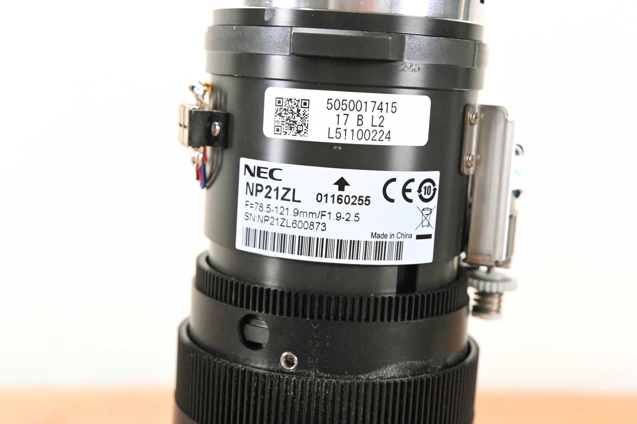 NEC NP21ZL 5.50-8.60:1 Long Zoom Lens