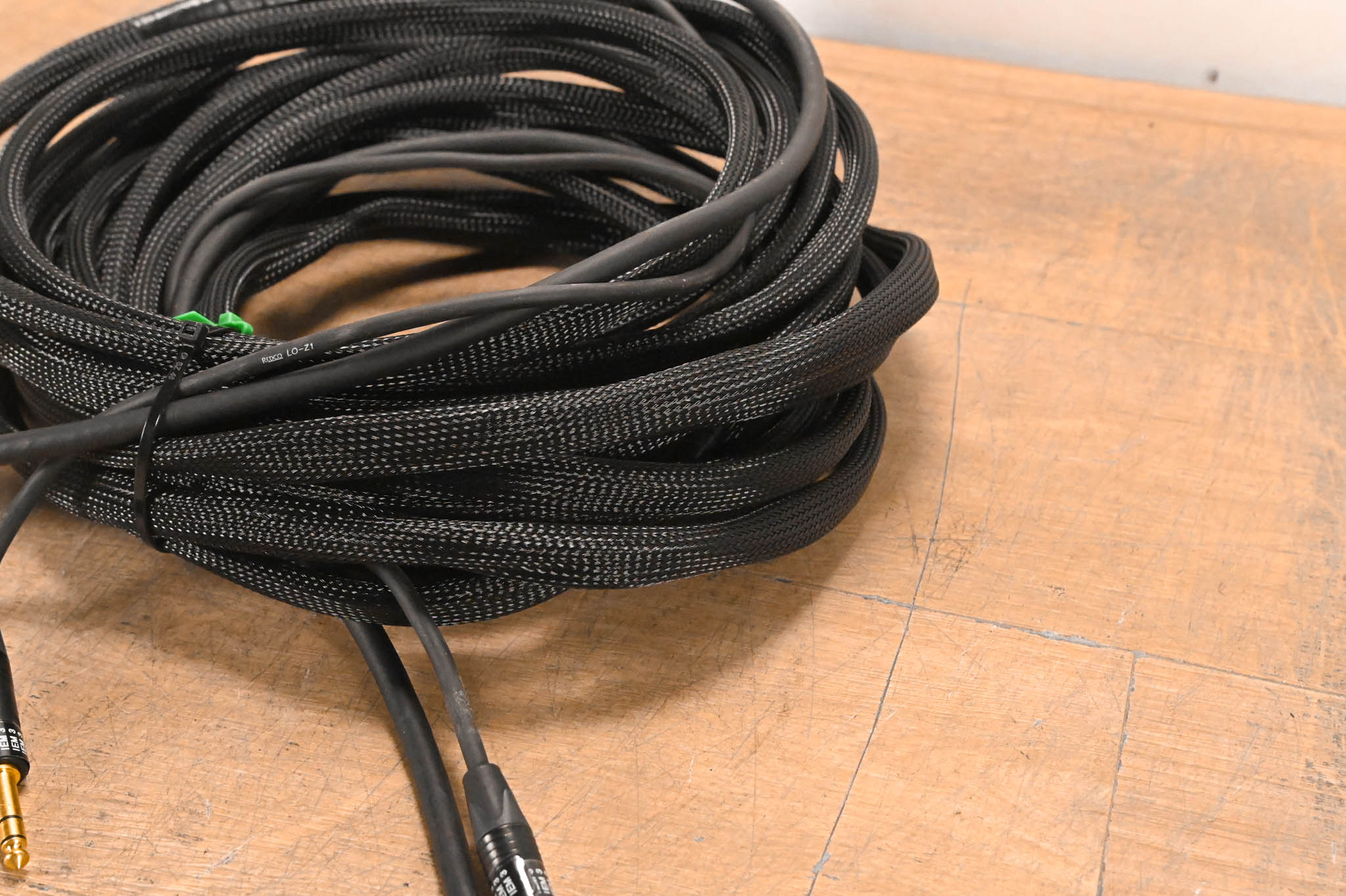 Unbranded 1/4" TRS and EtherCON RJ45 Loom - 40'