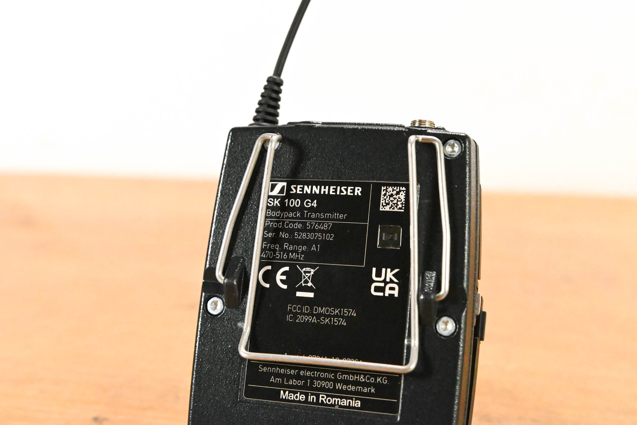 Sennheiser ew 100 G4 Belt Pack Wireless System - 470-516 MHz (NO PSU)