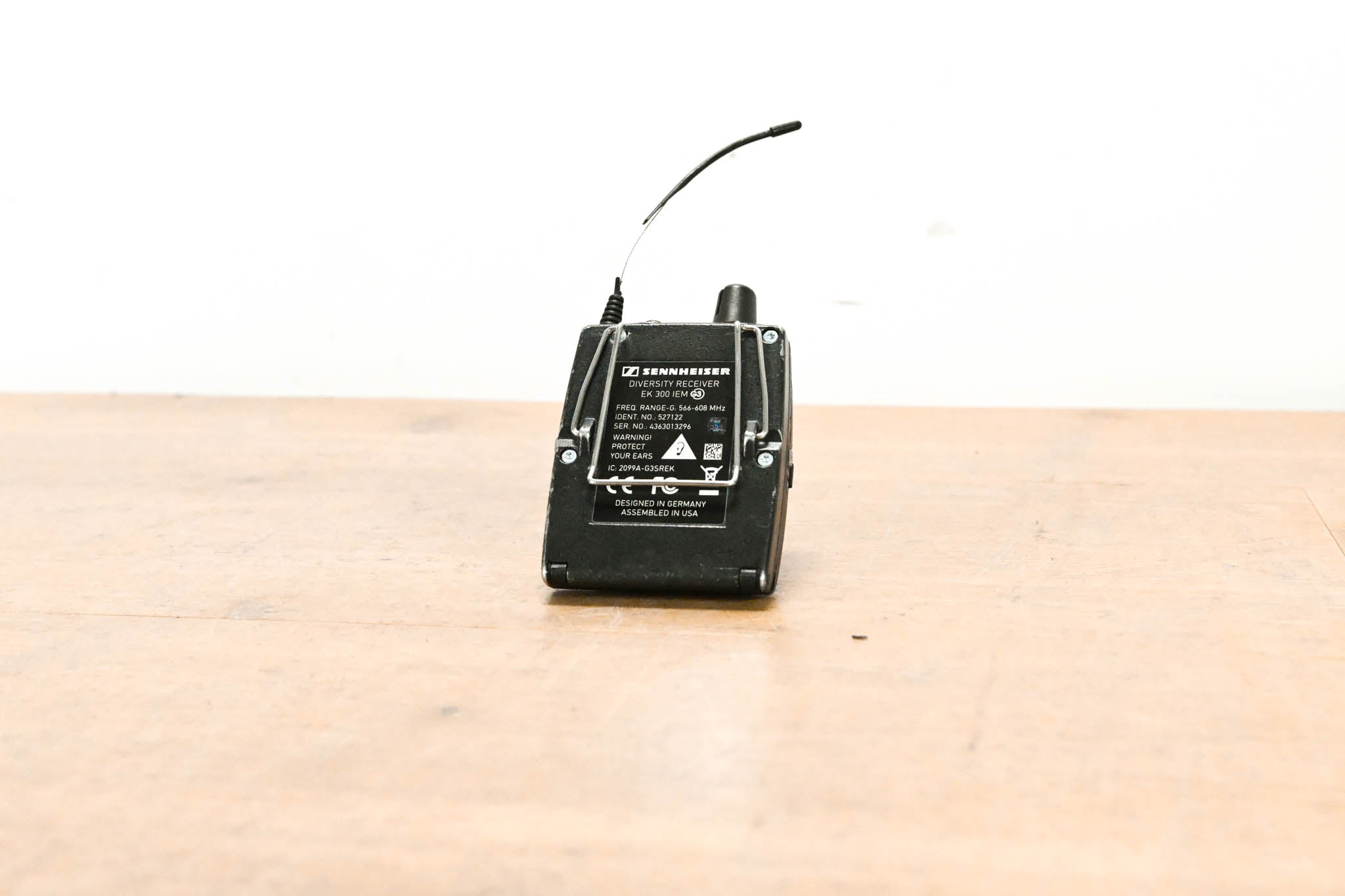 Sennheiser EK 300 IEM G3 Wireless Bodypack Receiver G Range: 566-608 MHz
