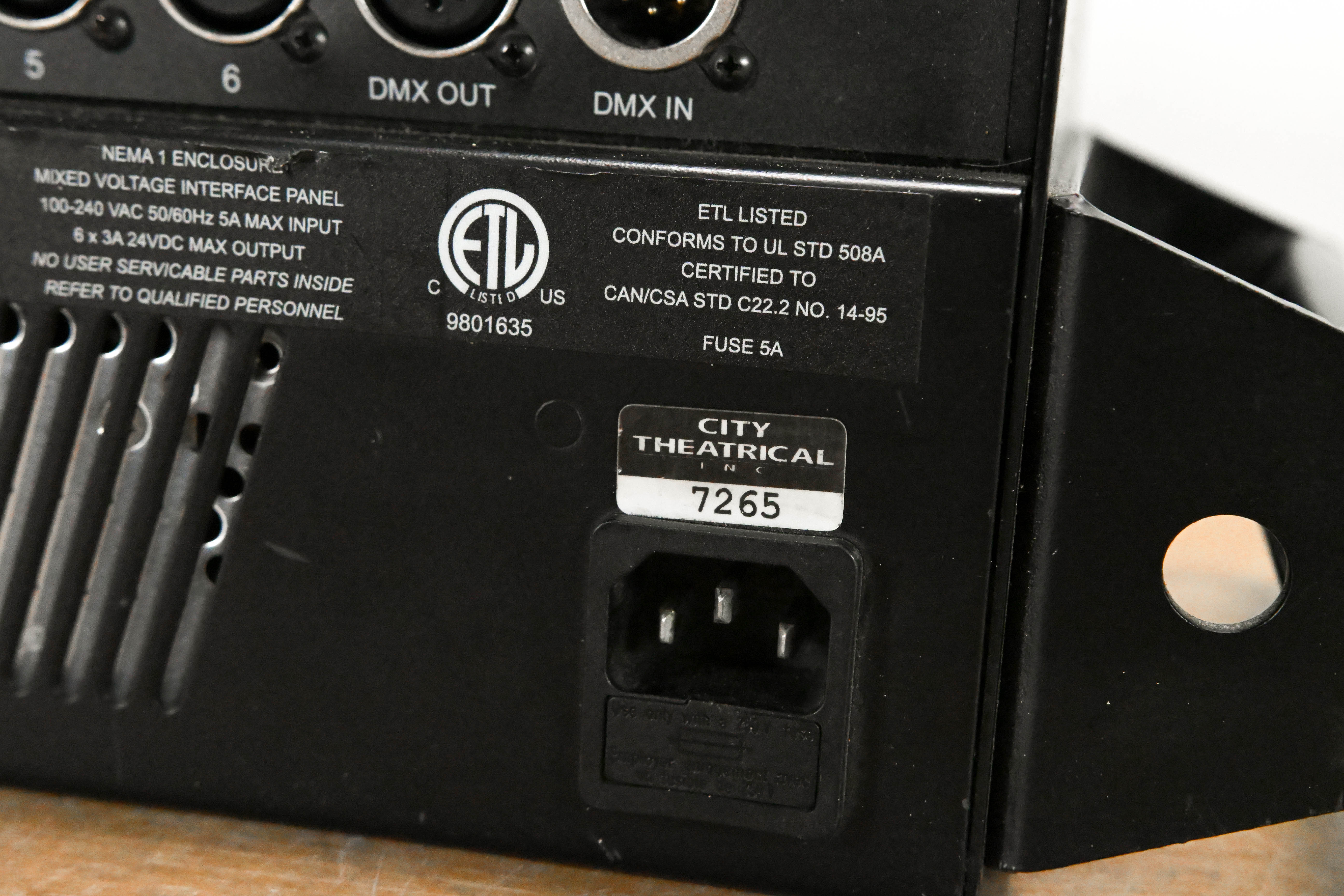 City Theatrical PDS-375-TR Touring ColorBlast Power/Data Supply