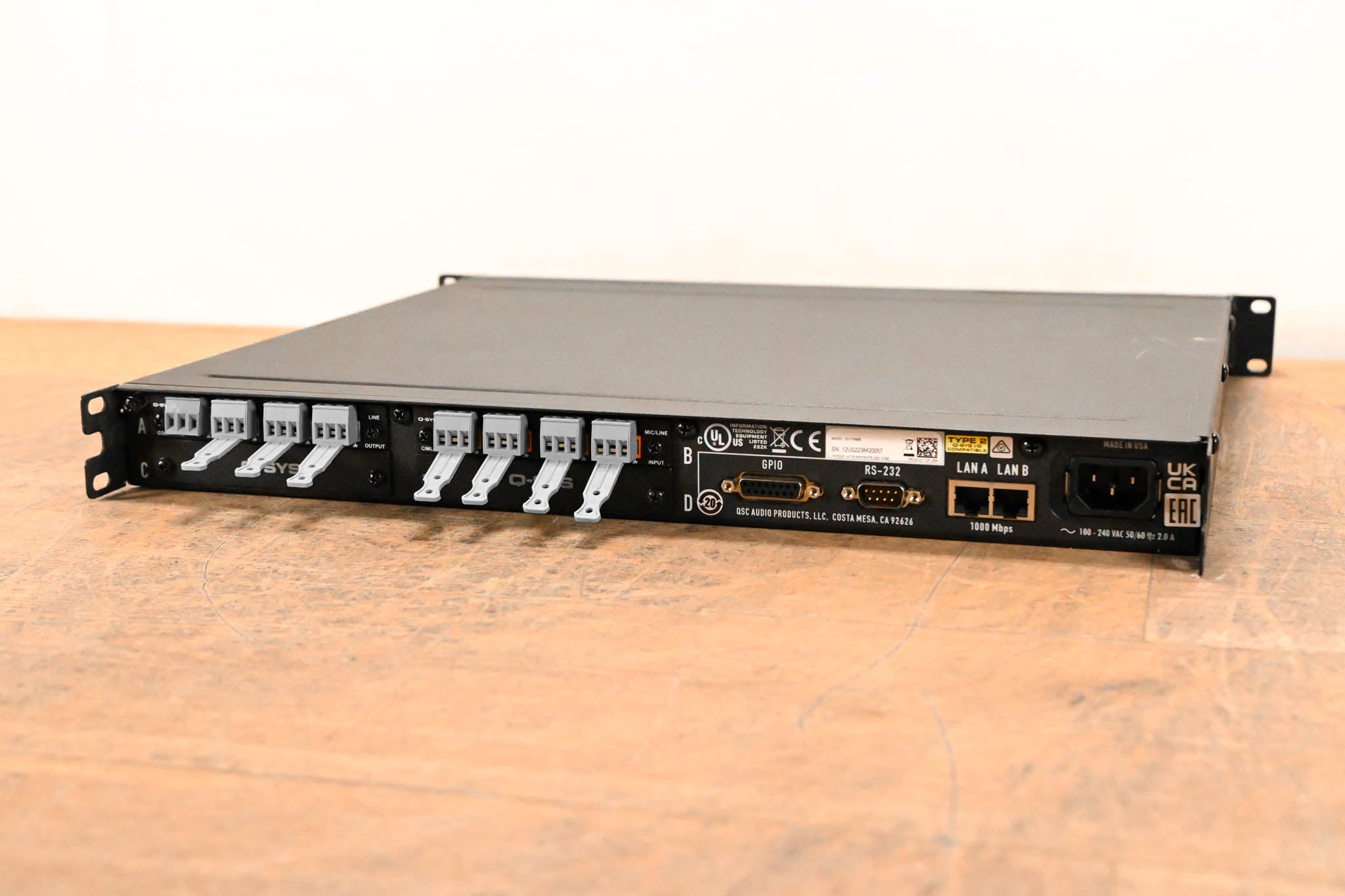 QSC Q-SYS I/O Frame Type 2