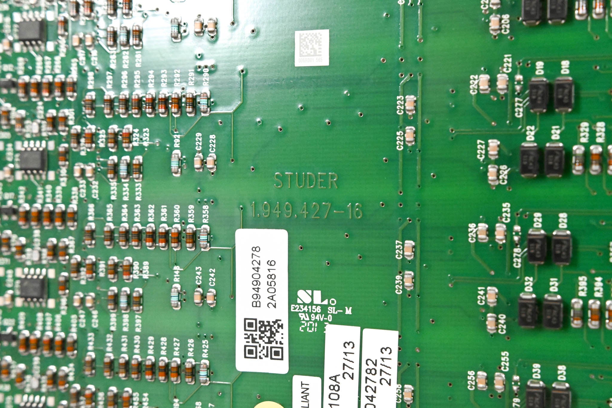 Studer Mic/Line In Card for D21m Modular I/O System