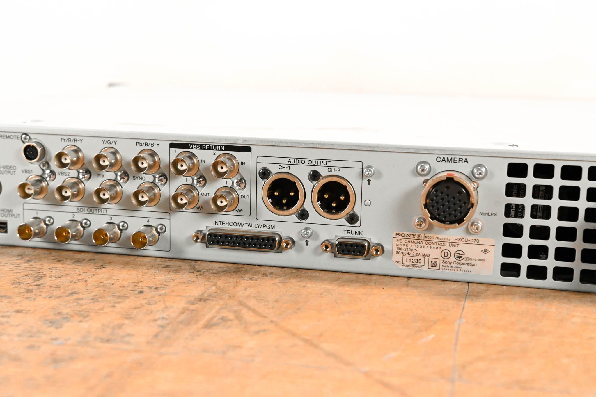 Sony HXCU-D70 Camera Control Unit for HXC-D70 HD/SD Camera
