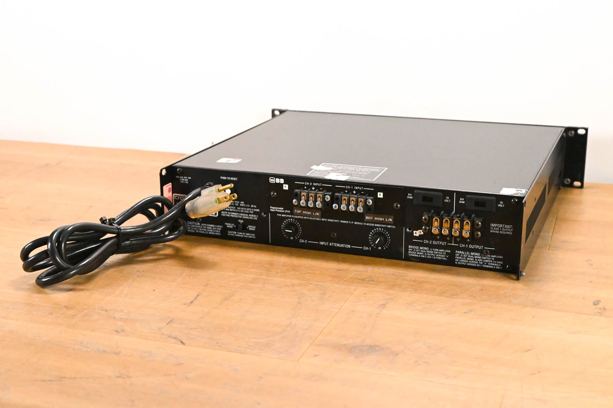 Crown Com-Tech 400 2-Channel Power Amplifier
