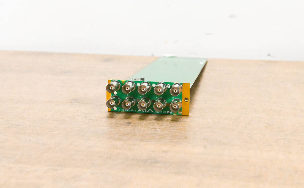 AJA OG-1x9-SDI-DA 9 Output 3G SDI DA Reclocking DA w/ Rear Module