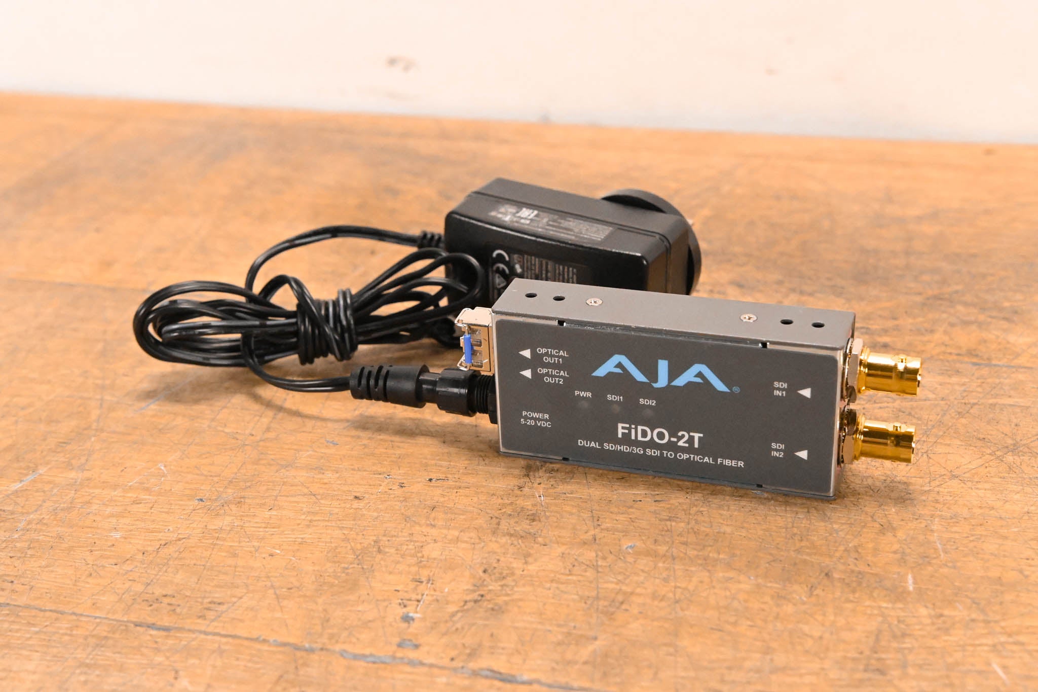 AJA FIDO-2T Dual-Channel SD/HD/3G SDI to Optical Fiber Transmitter