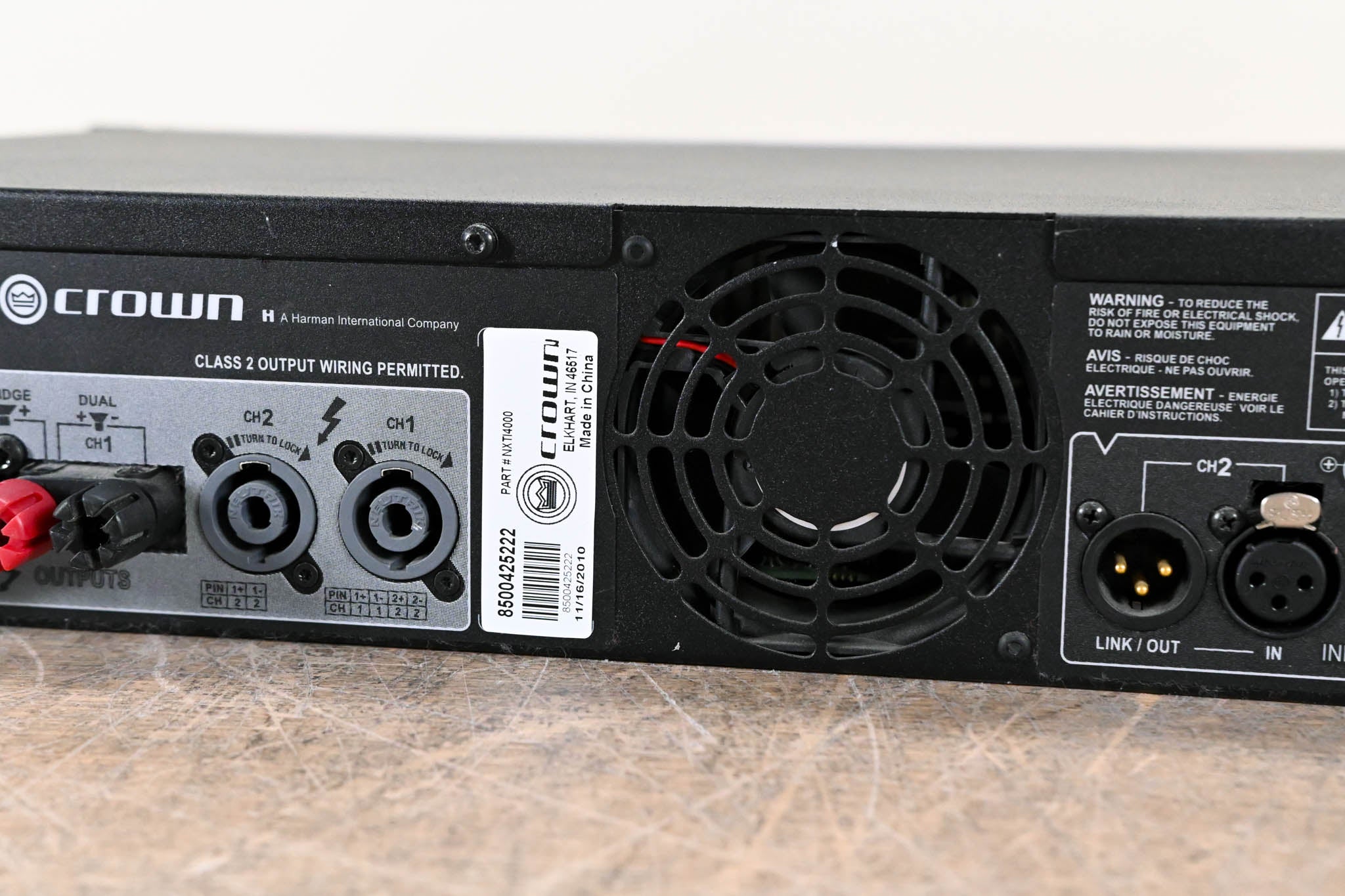 Crown XTi 4000 Stereo Power Amplifier with DSP