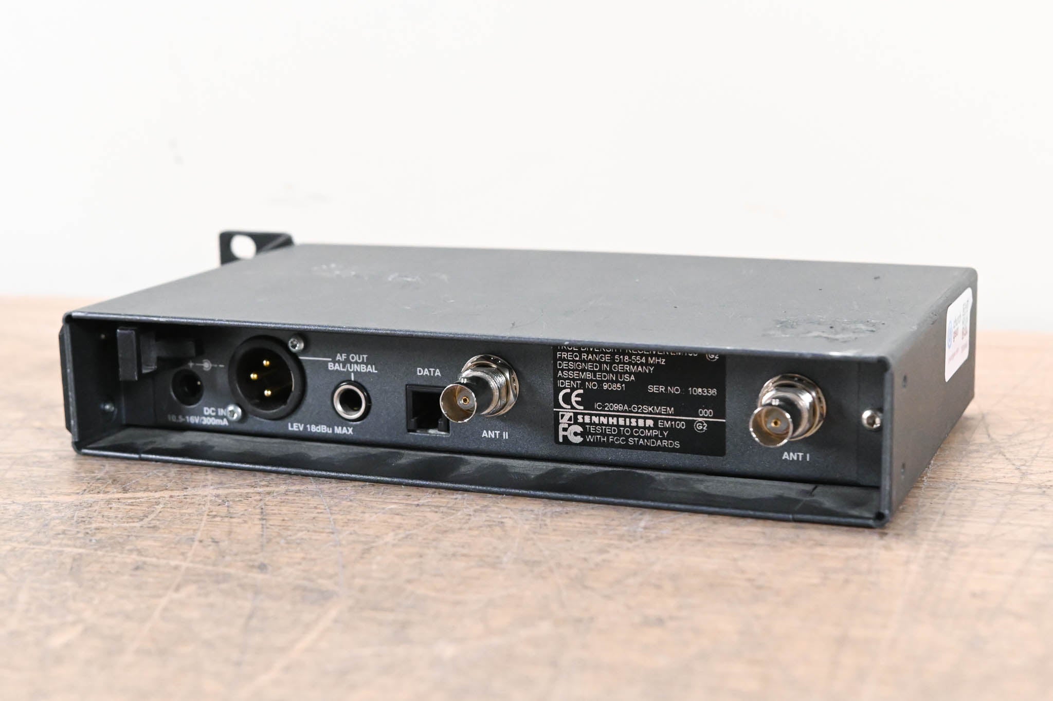 Sennheiser EM 100 G2 Wireless Receiver - 518-554 MHz (NO POWER SUPPLY)