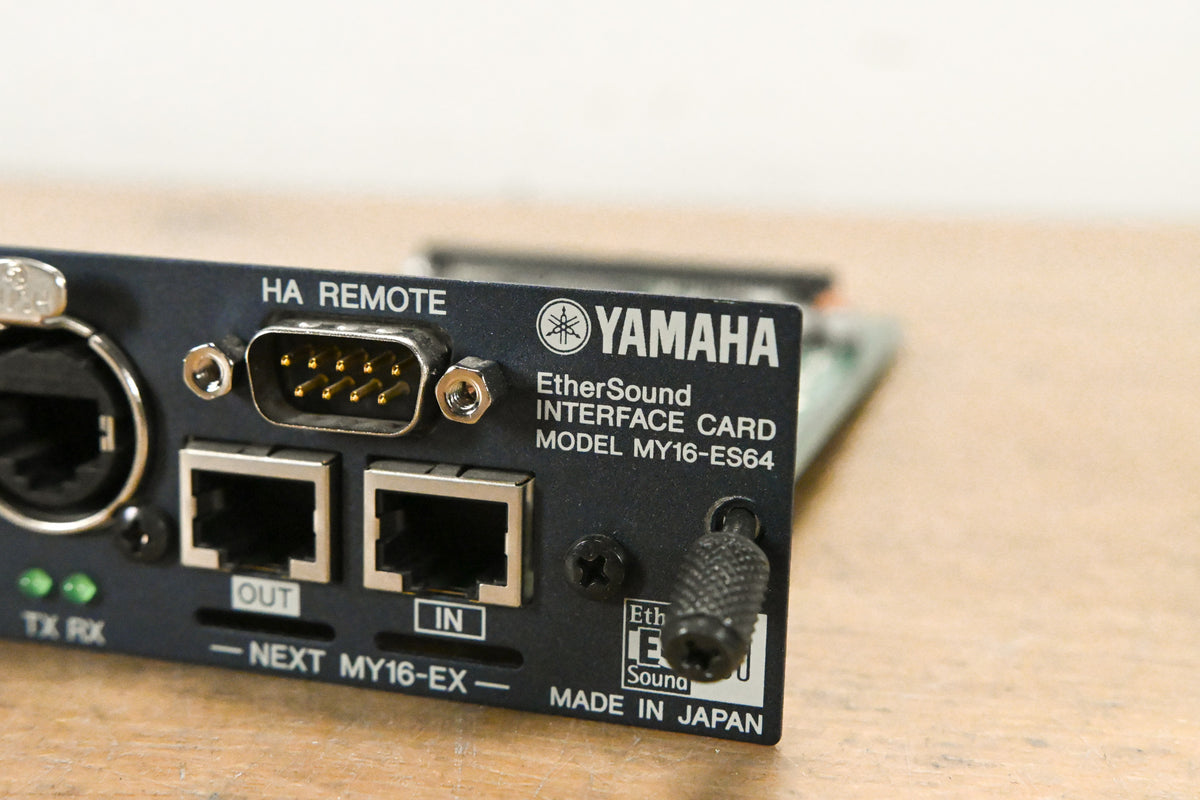 Yamaha MY16-ES64 16-Channel EtherSound Network I/O Card