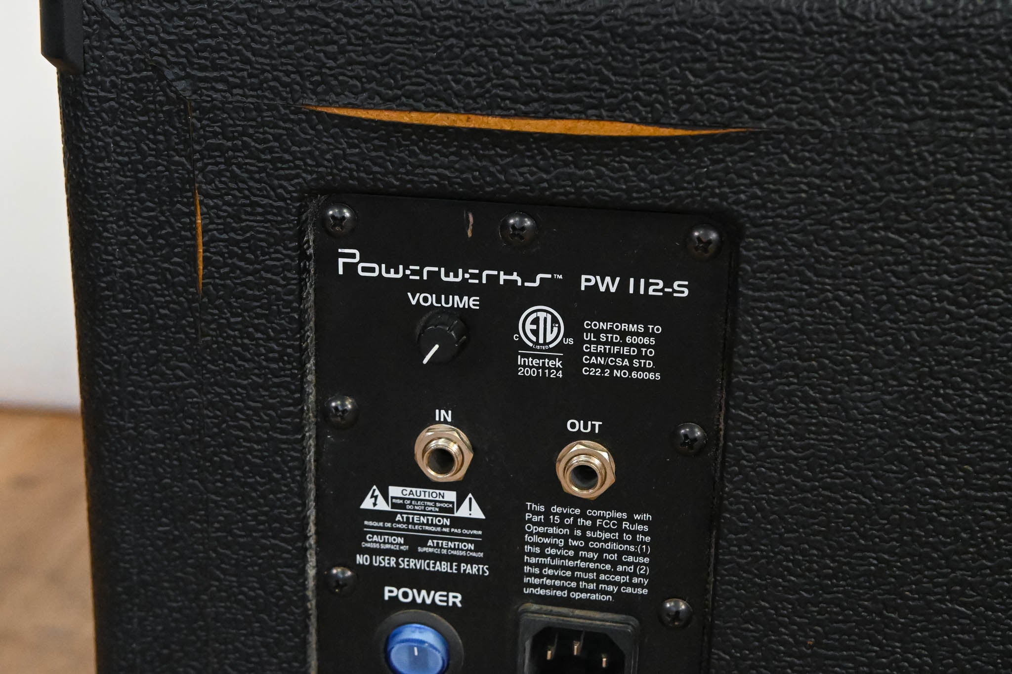 Powerwerks PW112-S 12" 2-Way Powered Subwoofer