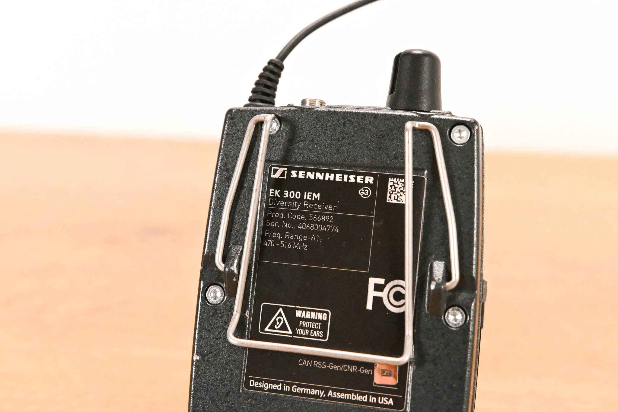 Sennheiser ew 300 IEM G3 Wireless IEM System - A1 Range NO POWER SUPPLY