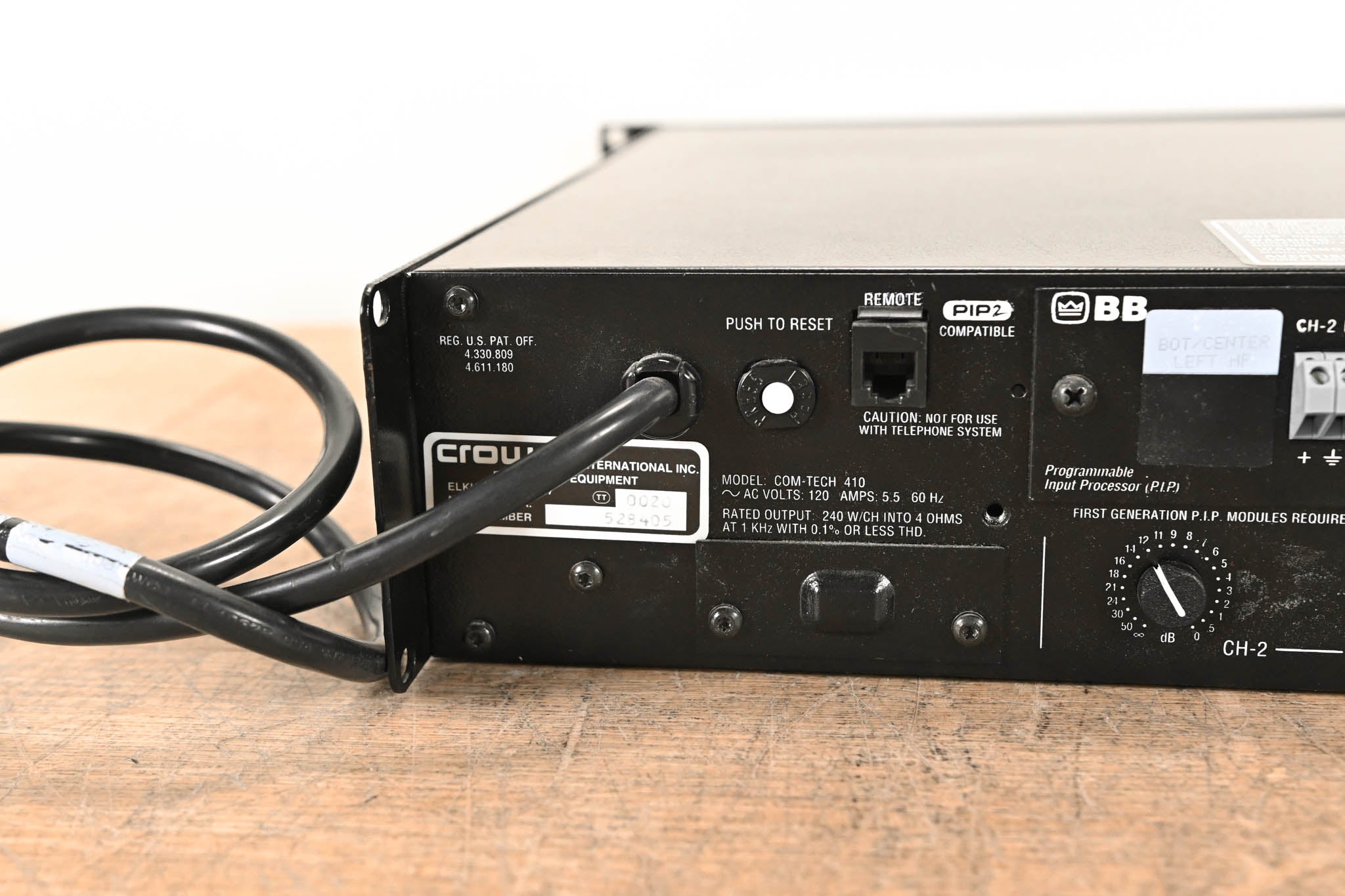 Crown Com-Tech 410 2-Channel Power Amplifier