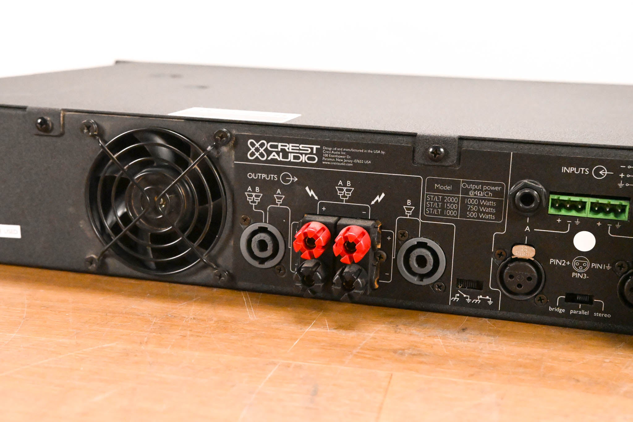 Crest Audio LT1000 2-Channel Power Amplifier