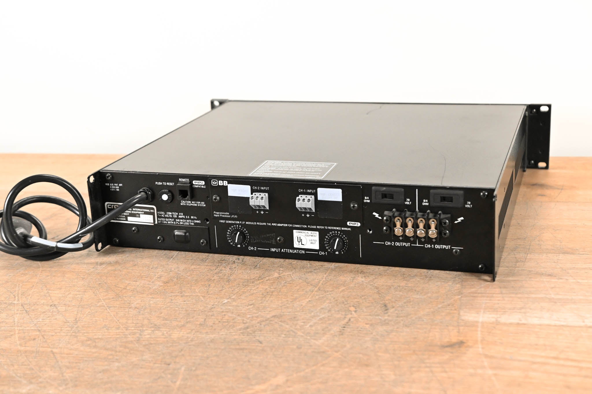 Crown Com-Tech 410 2-Channel Power Amplifier