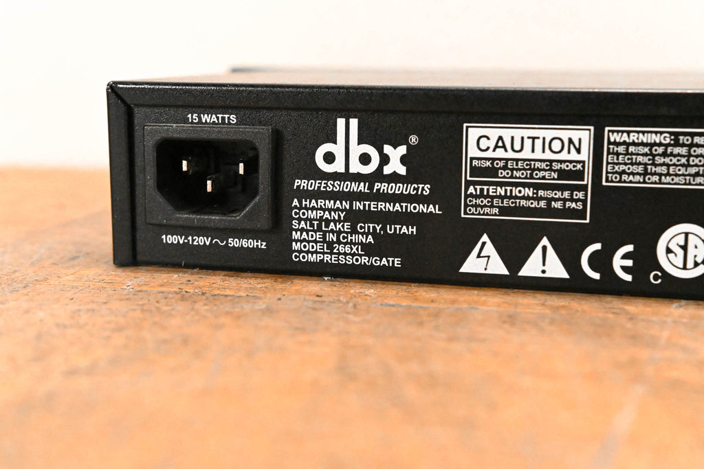 dbx 266XL 2-Channel Compressor/Gate CG01RQ0