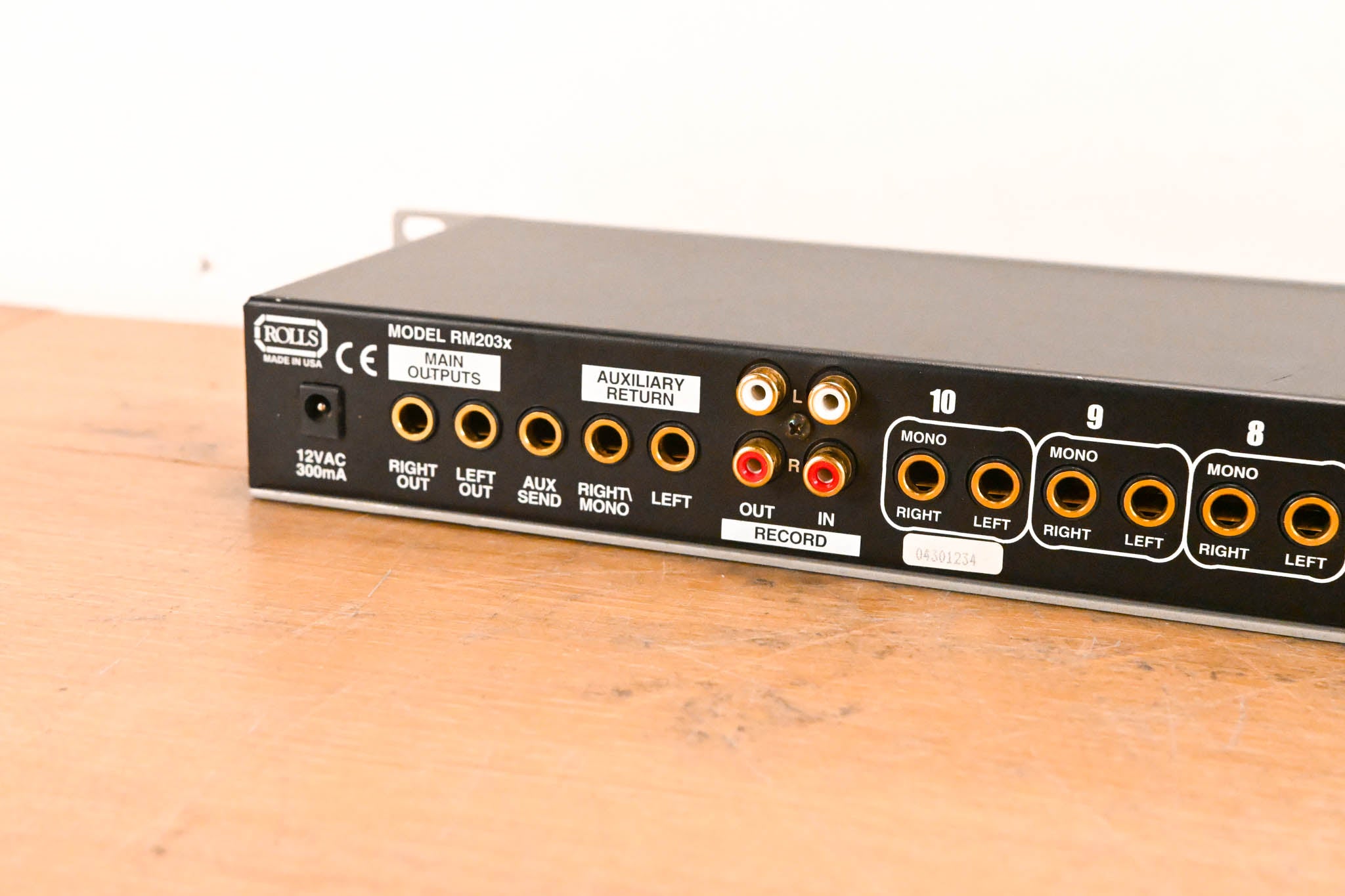 ROLLS RM203x Stereo Line Mixer (NO POWER SUPPLY)