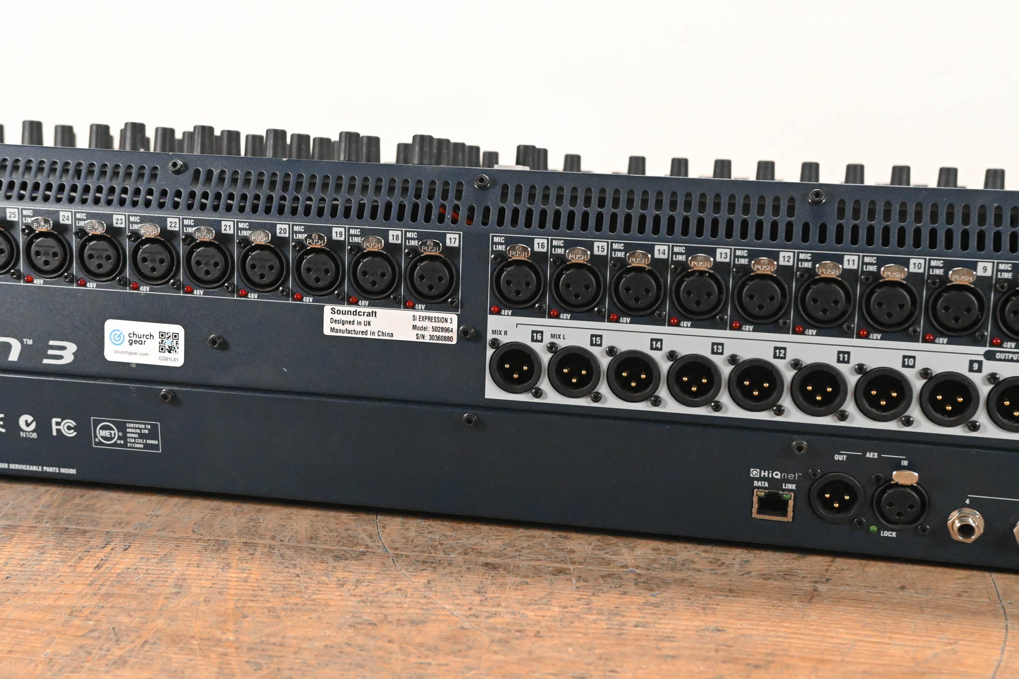 Soundcraft Si Expression 3 32-Channel Digital Mixer with MADI-USB Card