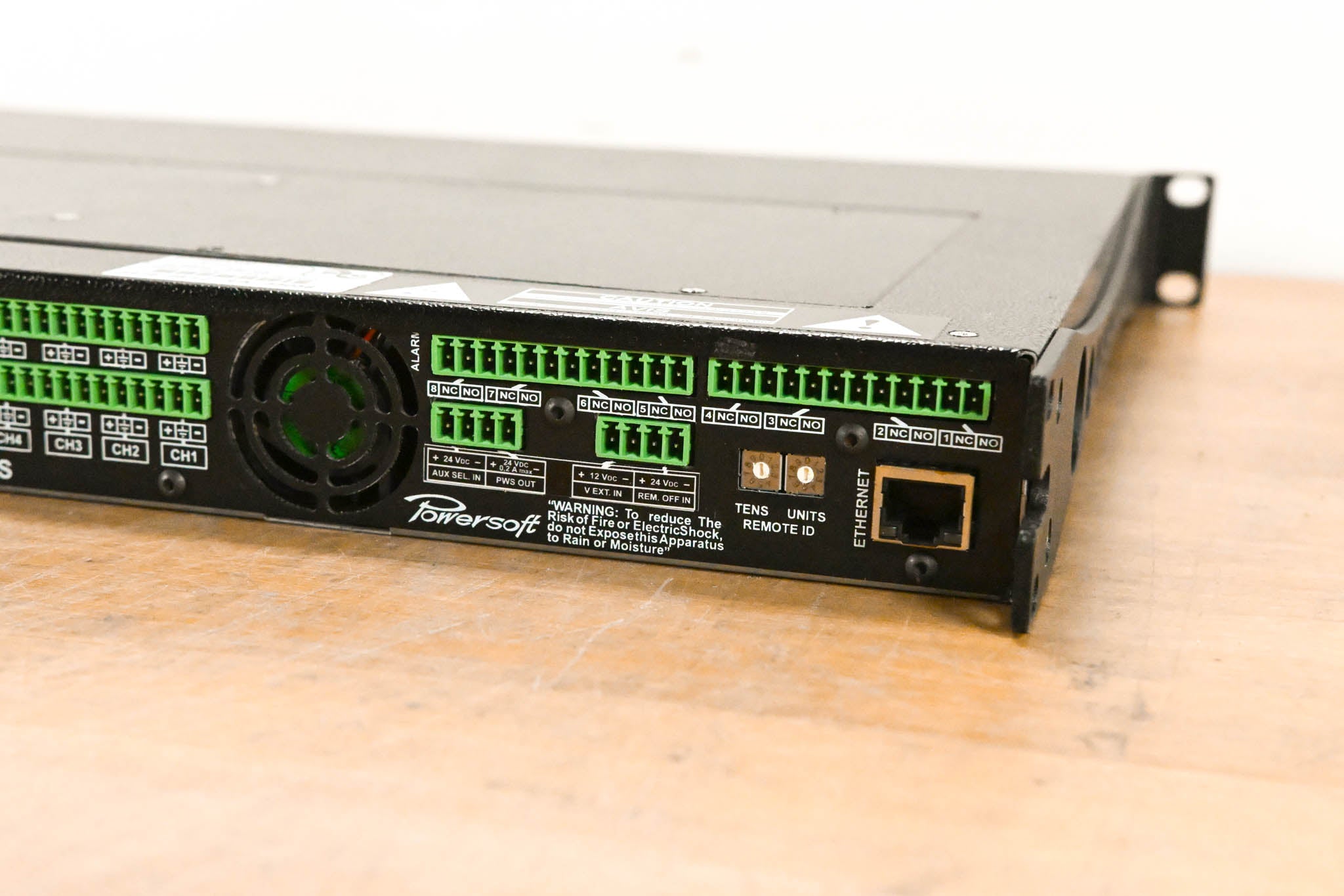 Powersoft Ottocanali 1204 DSP+ETH 8-Channel Power Amplifier