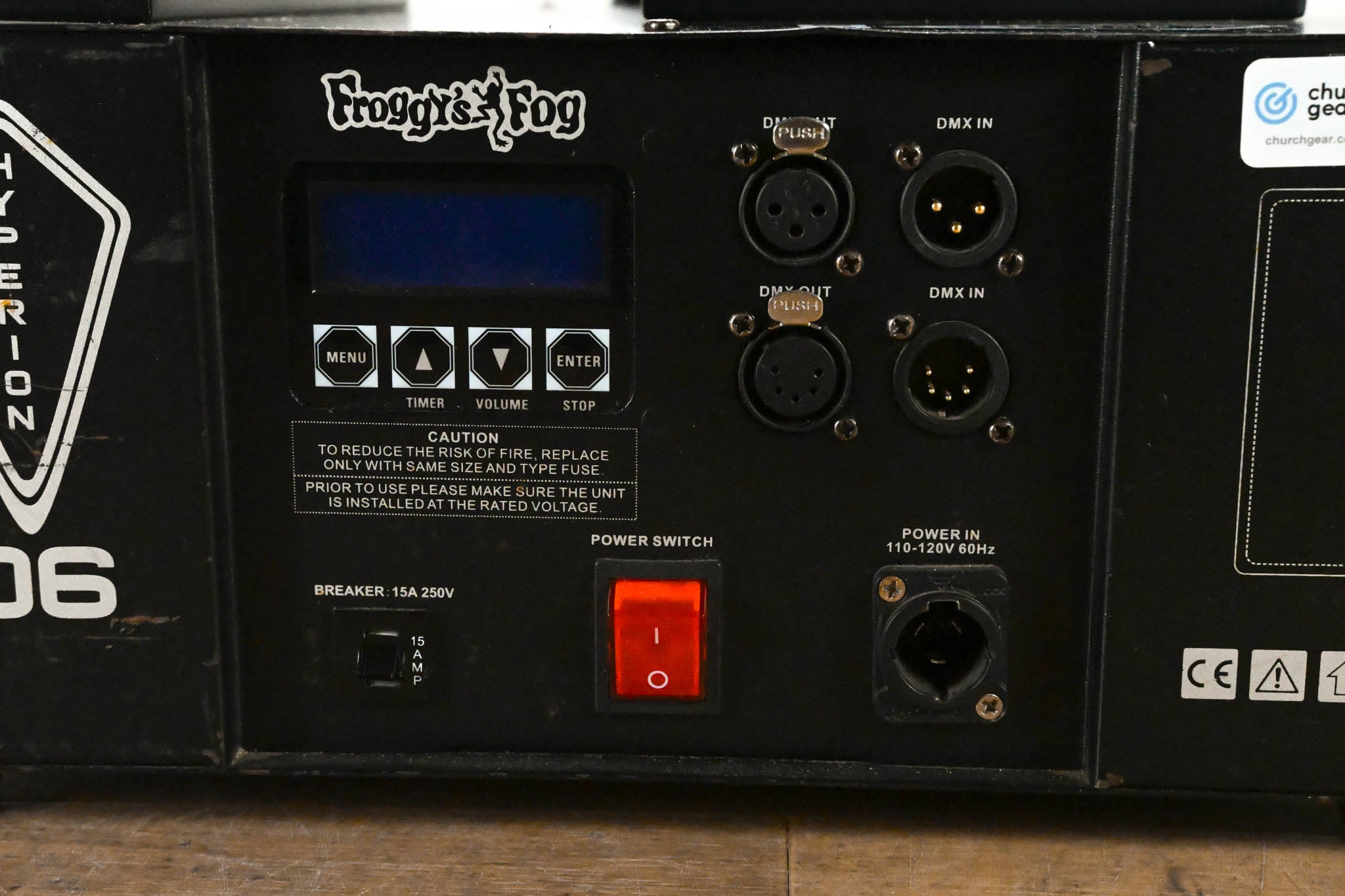 Froggy's Fog Hyperion D6 Dual-Color 1600W Upshot Fog Machine (NO PSU)