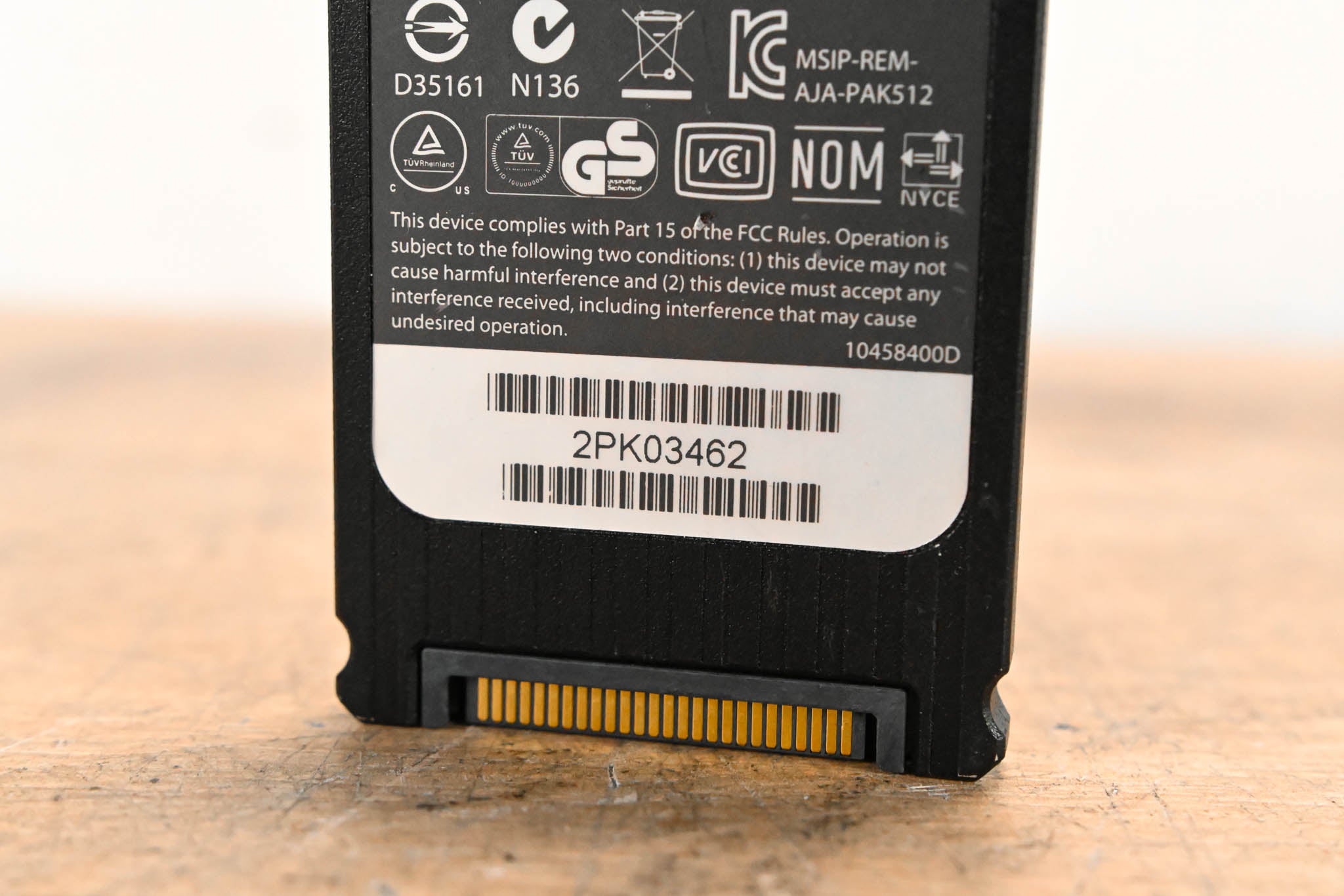 AJA PAK512 SSD Module for Ki Pro Systems