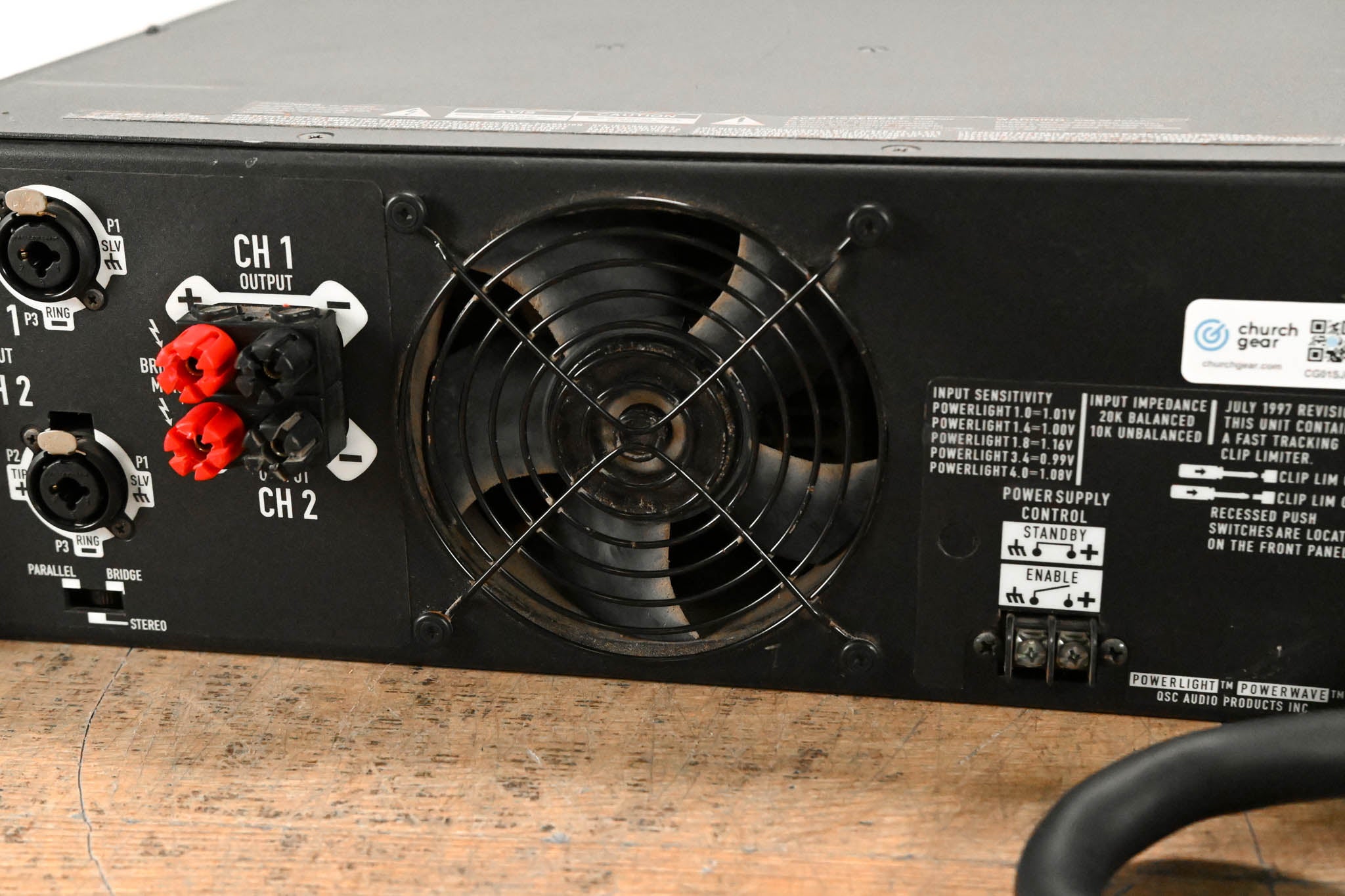 QSC PowerLight 4.0 2-Channel Power Amplifier