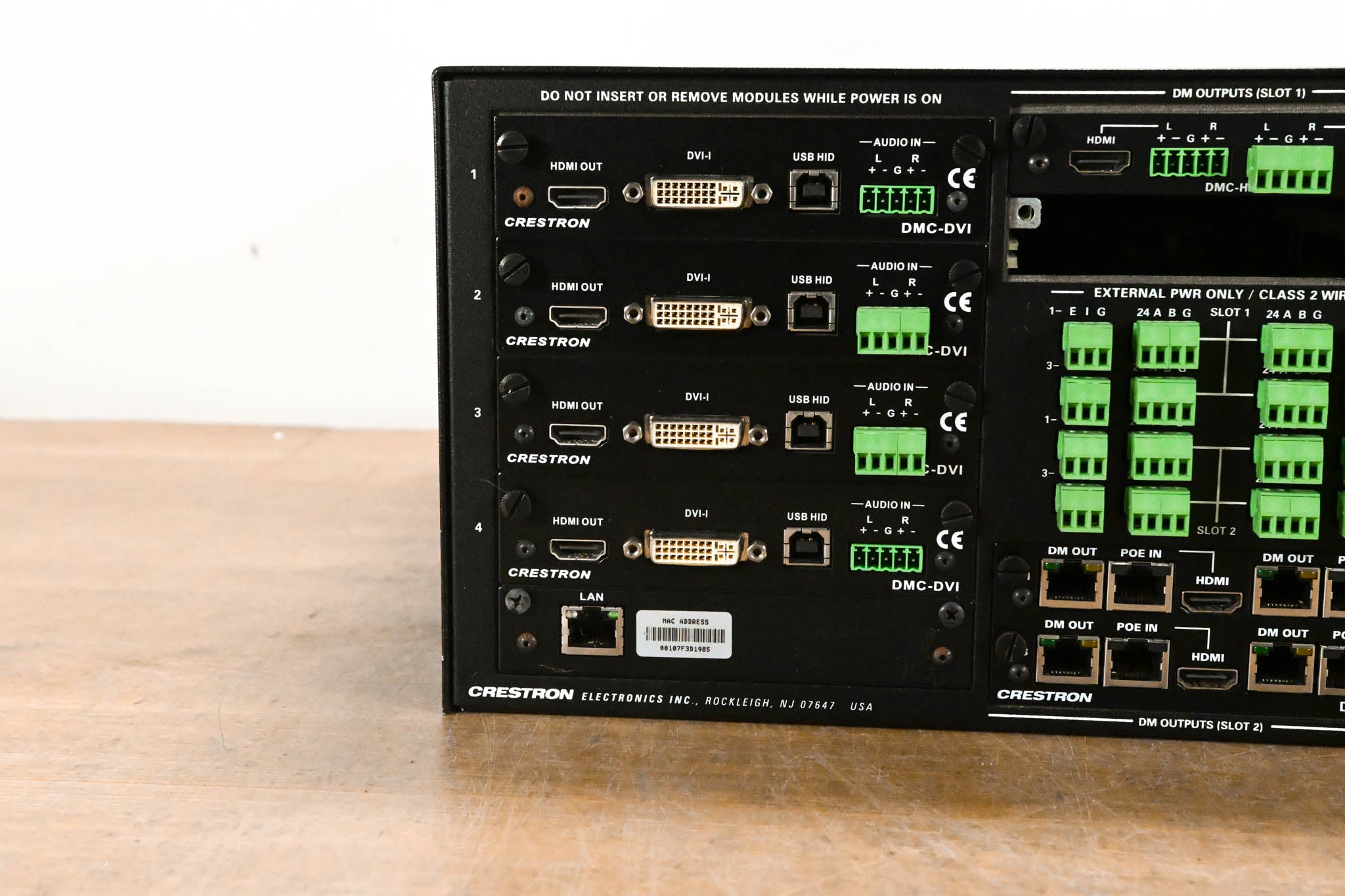 Crestron DM-MD8X8-RPS 8x8 DigitalMedia Switcher with Redundant PSU