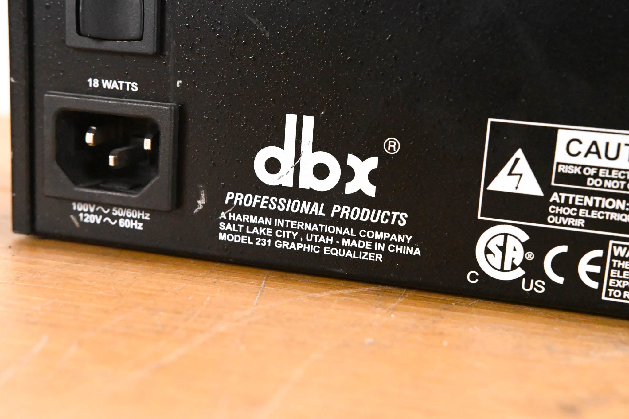 dbx 231 Dual-Channel 31-Band Graphic Equalizer