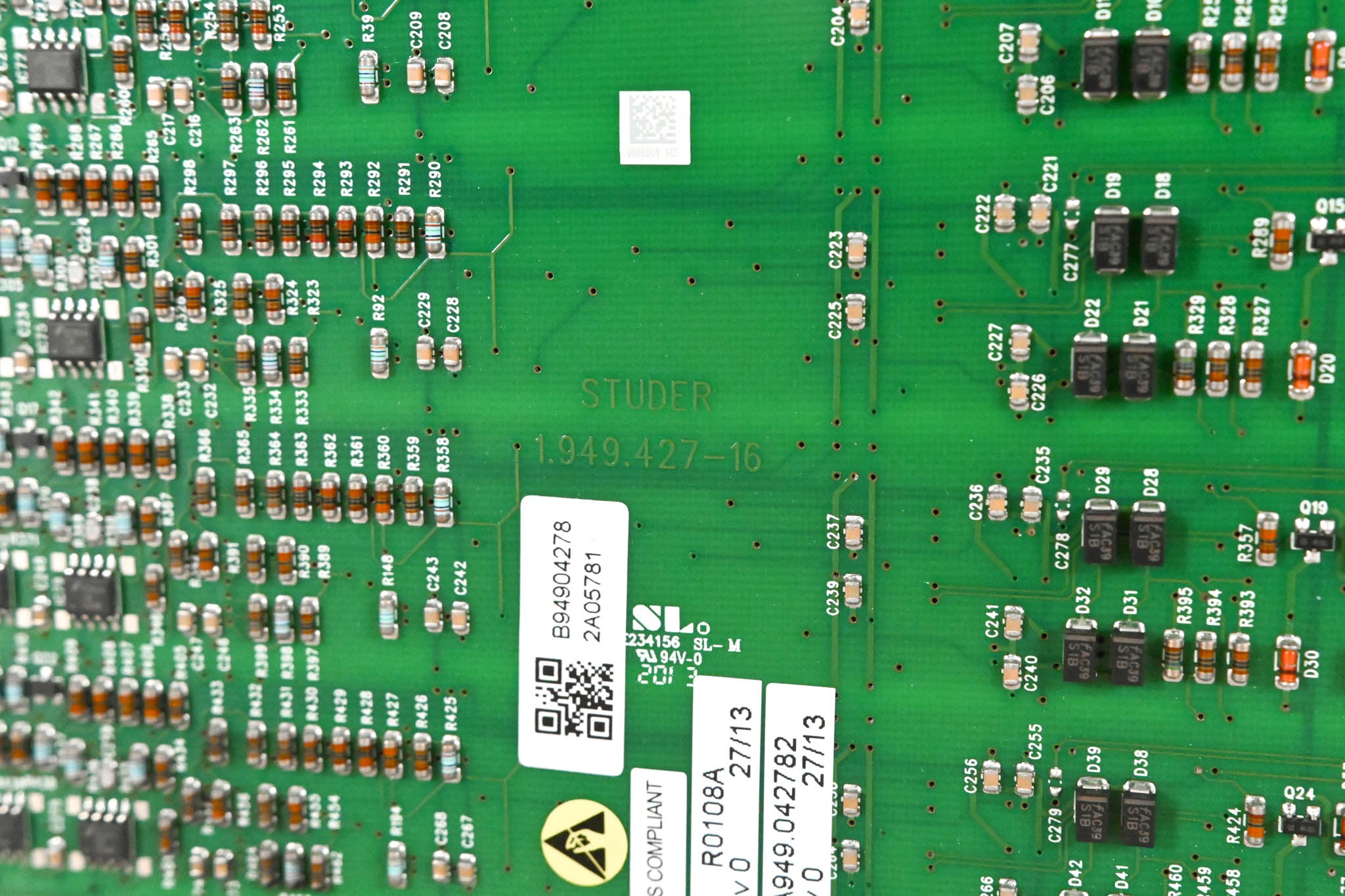 Studer Mic/Line In Card for D21m Modular I/O System